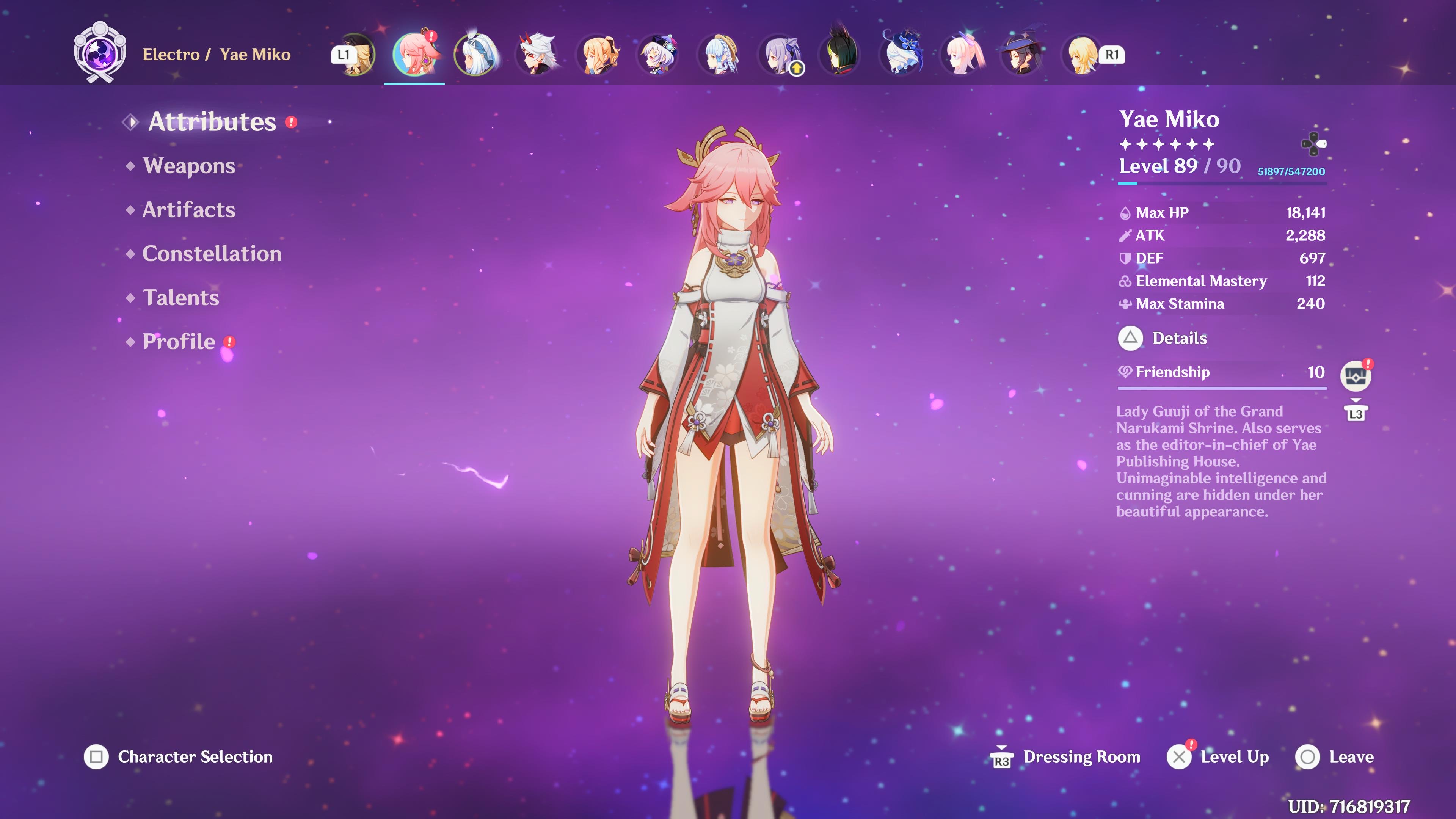 🎉Yae Miko Friendship Level 10🎉 Genshin Impact | HoYoLAB