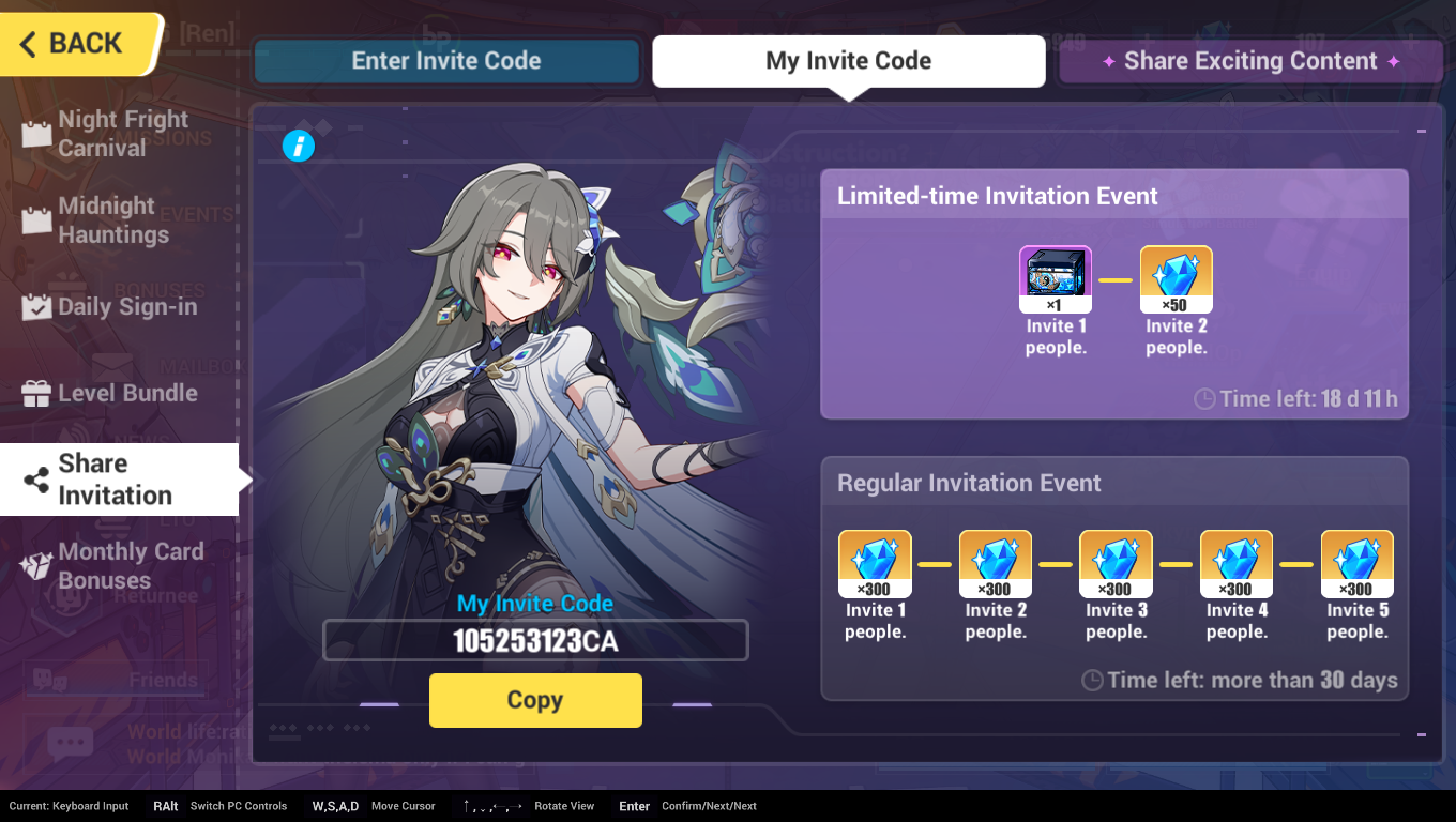 Hi3 Invite Code Honkai Impact 3rd | HoYoLAB