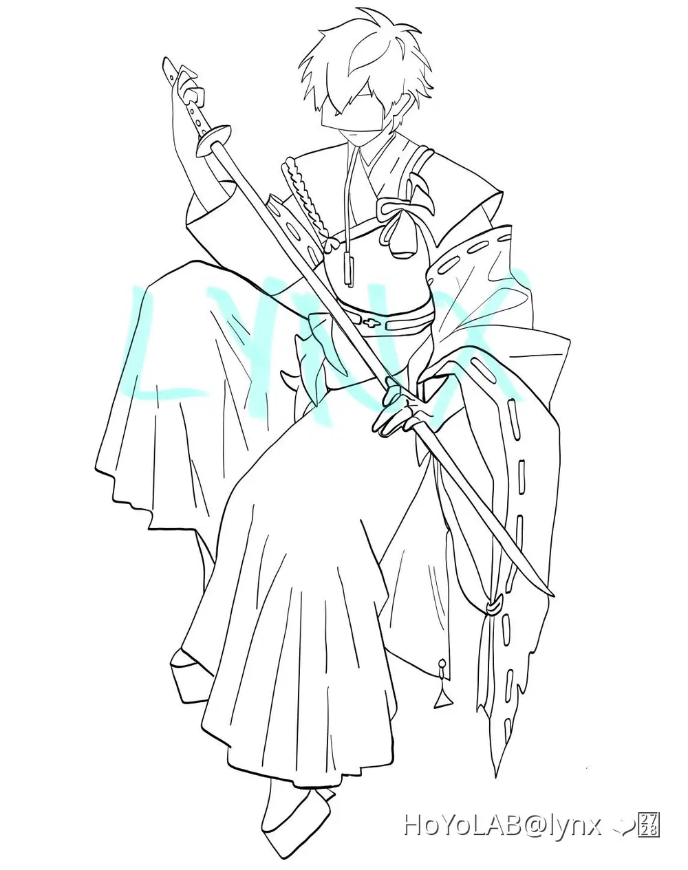 Xuě Jiàn (雪鉴)'s Line Art, Lore, And Kit ❤️ (Please Interact With The Poll  🙏🙏) Genshin Impact | HoYoLAB, image size:1000x1265