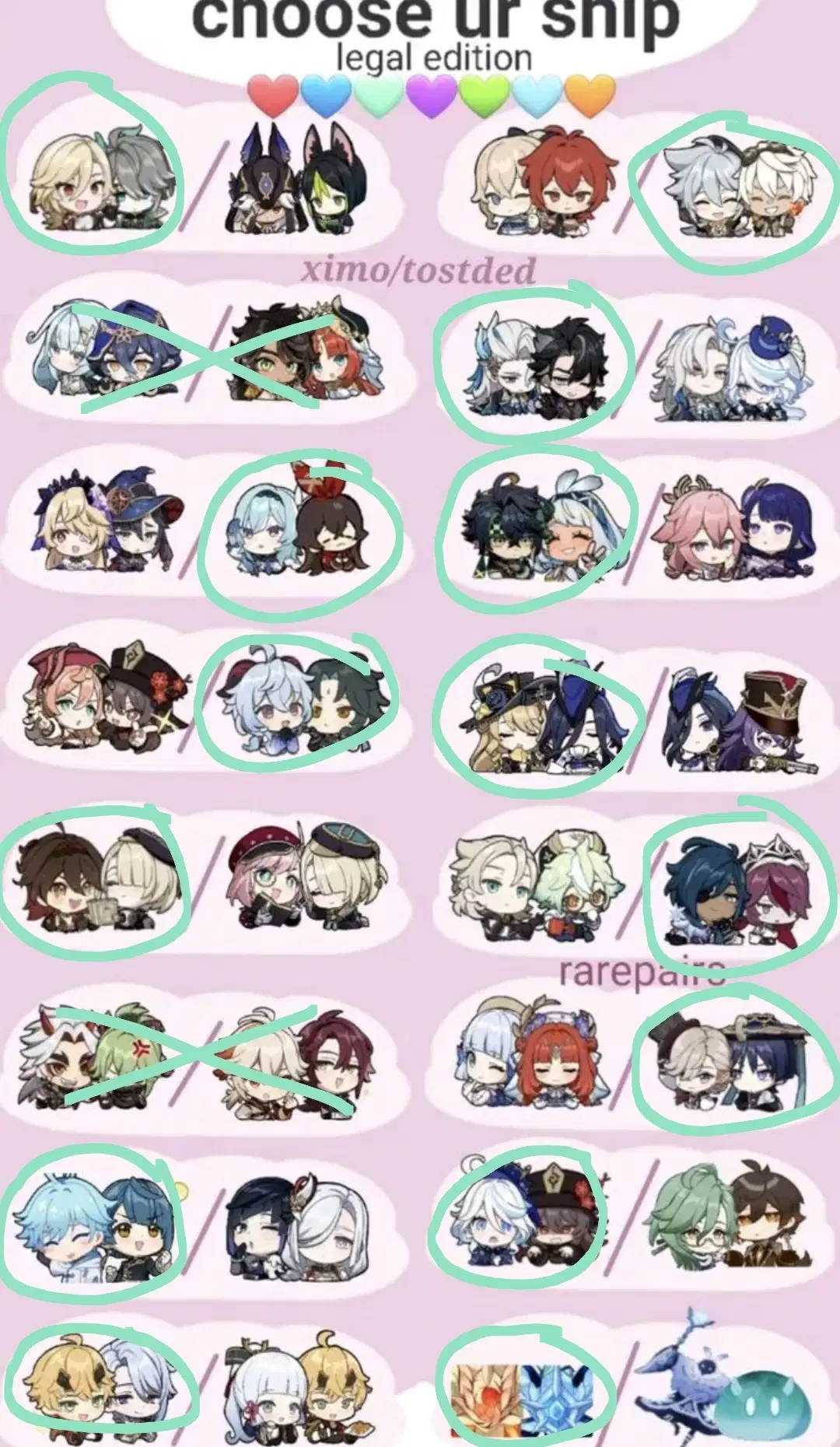 RATING SHIPS! Genshin Impact HoYoLAB