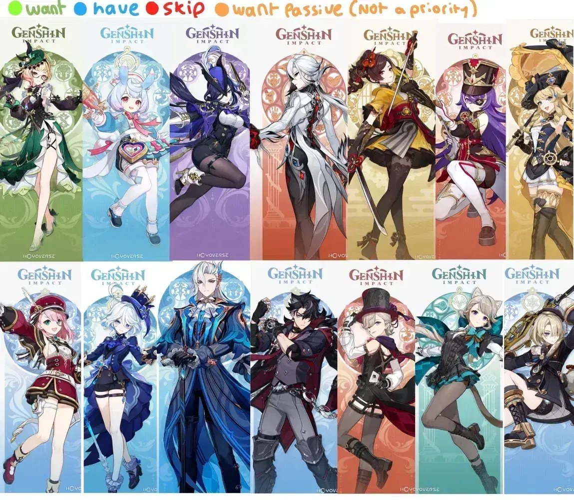 Fontaine Characters 🐬 Genshin Impact | HoYoLAB