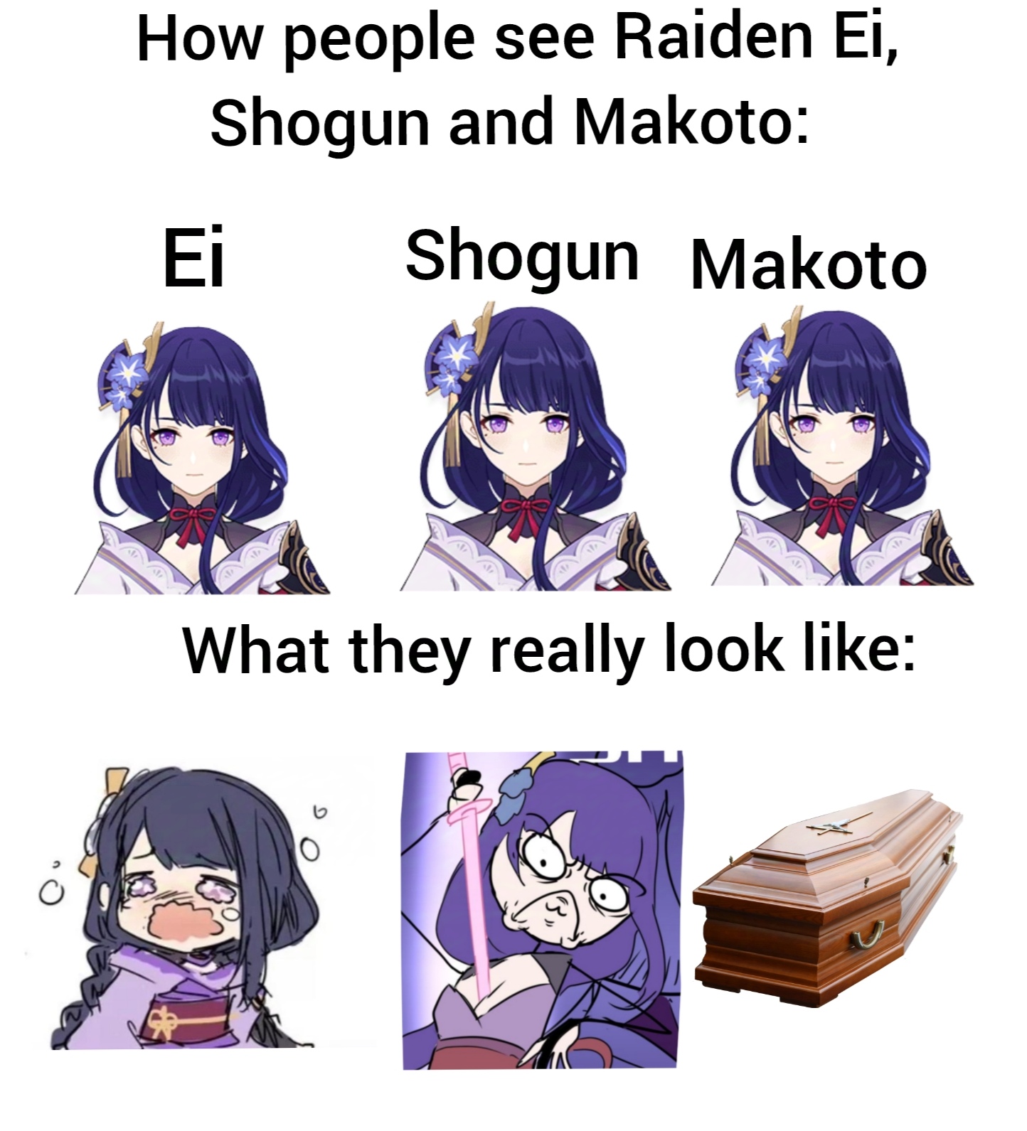 Ei? No, RaidenOr Makoto? Genshin Impact | HoYoLAB