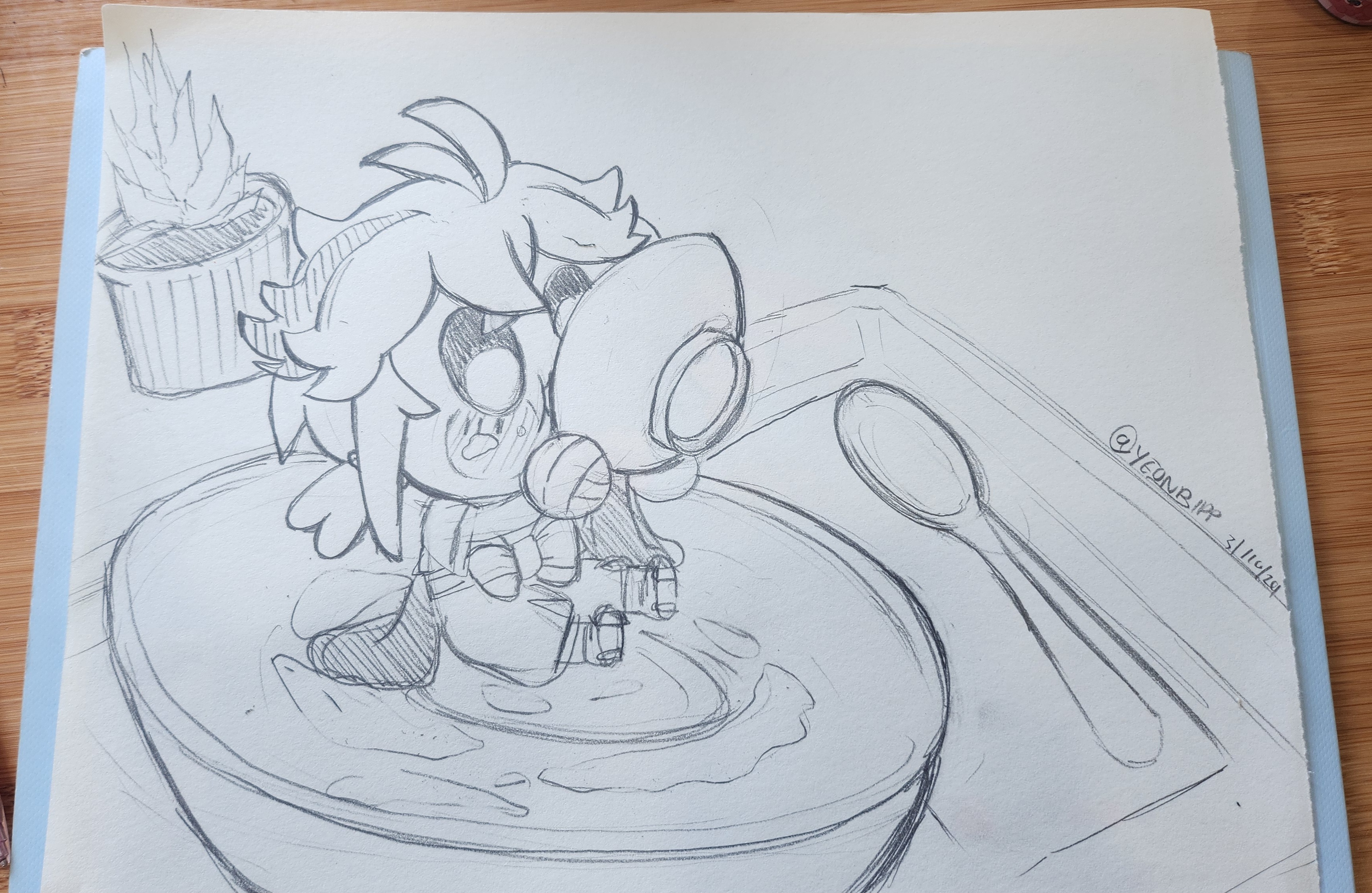 Kazuha eating some snow ice! Genshin Impact HoYoLAB