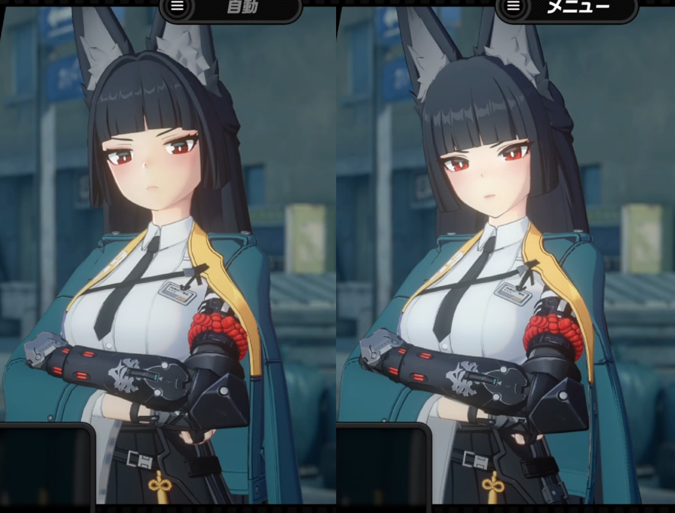 Ver.1.3での星見雅のモデリングの変化（比較画像） ゼンレスゾーンゼロ