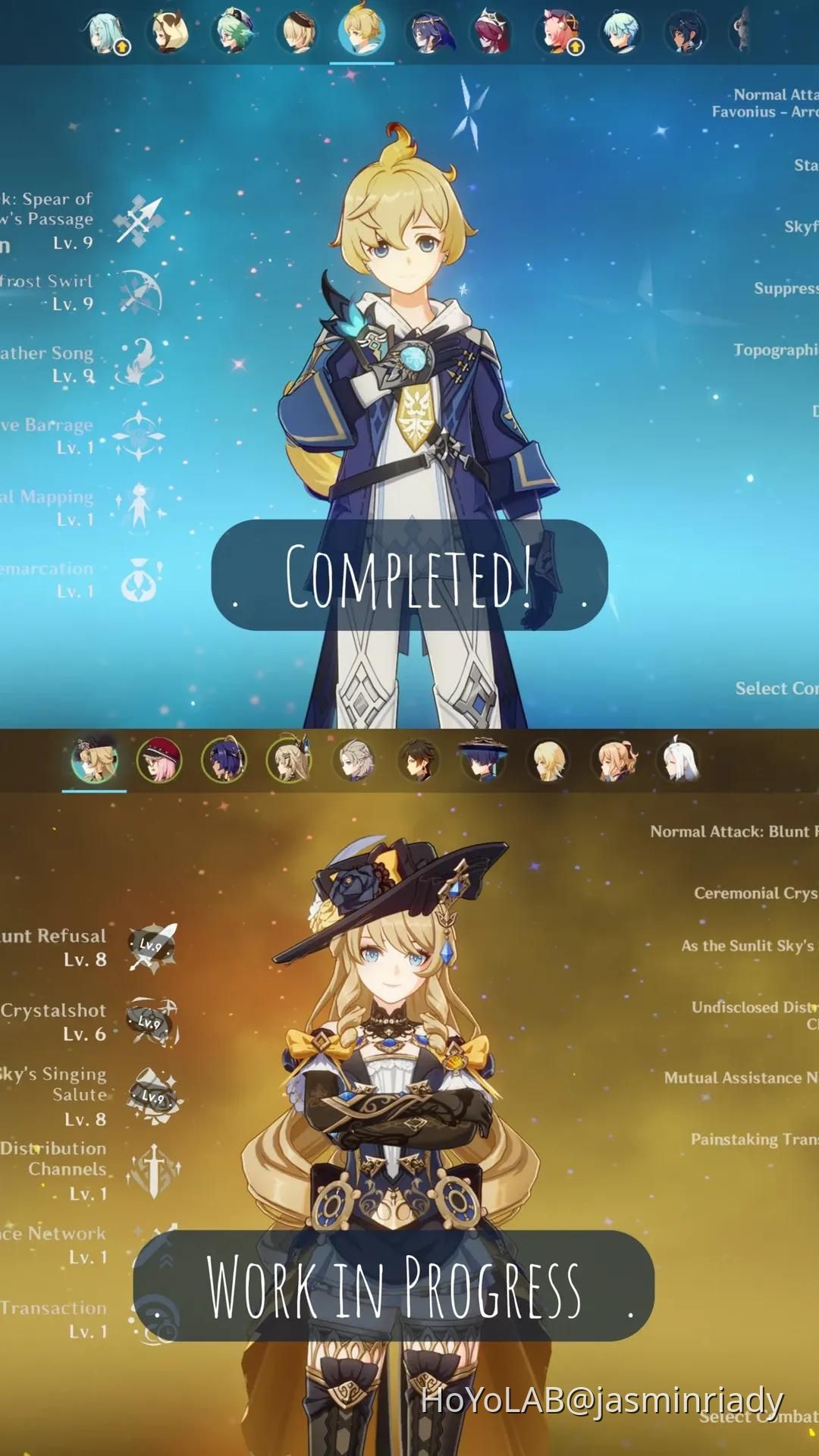The Process of Leveling Up Their Talents Genshin Impact | HoYoLAB