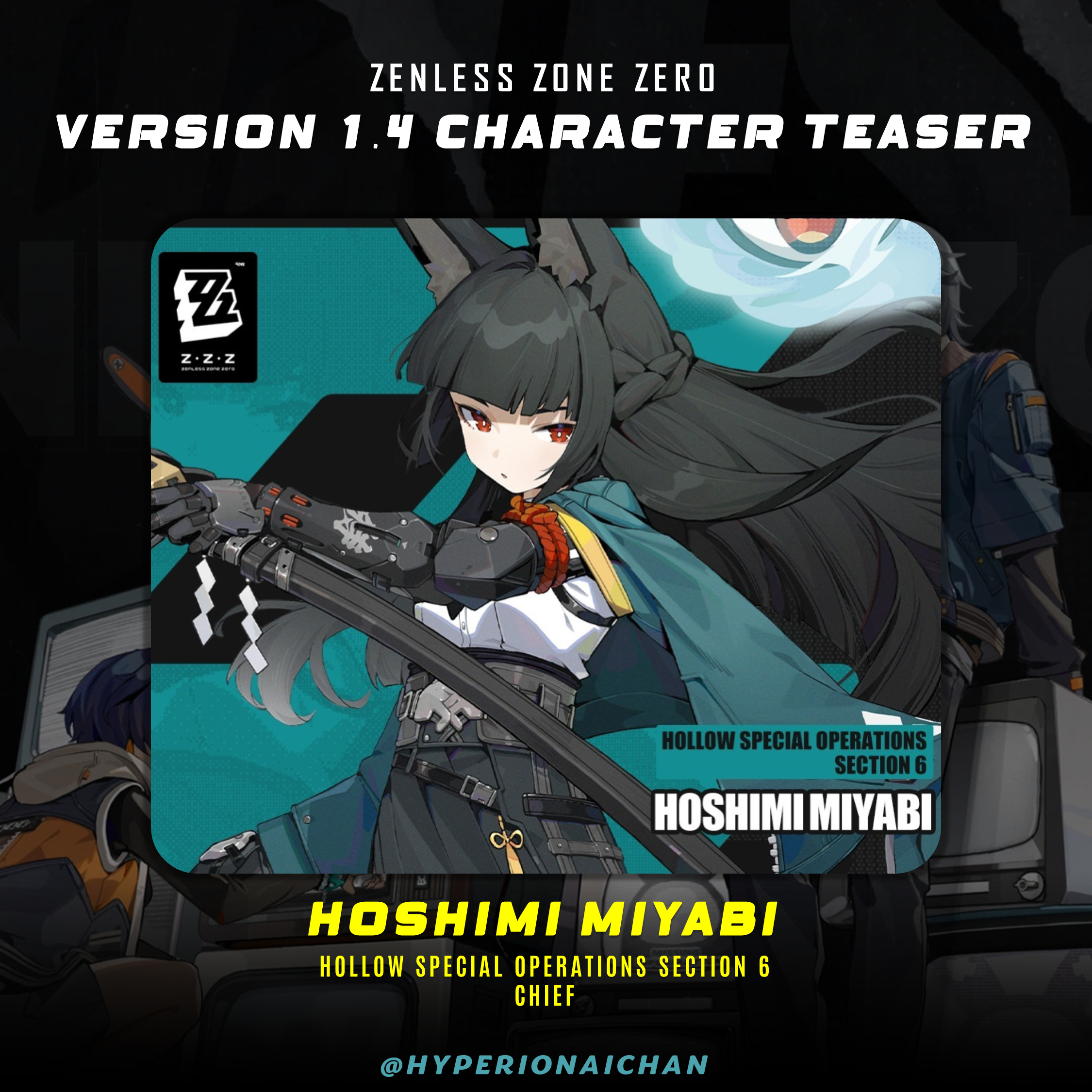 Zenless Zone Zero ❱ Version 1.4 Teaser丨Hoshimi Miyabi, The Smo