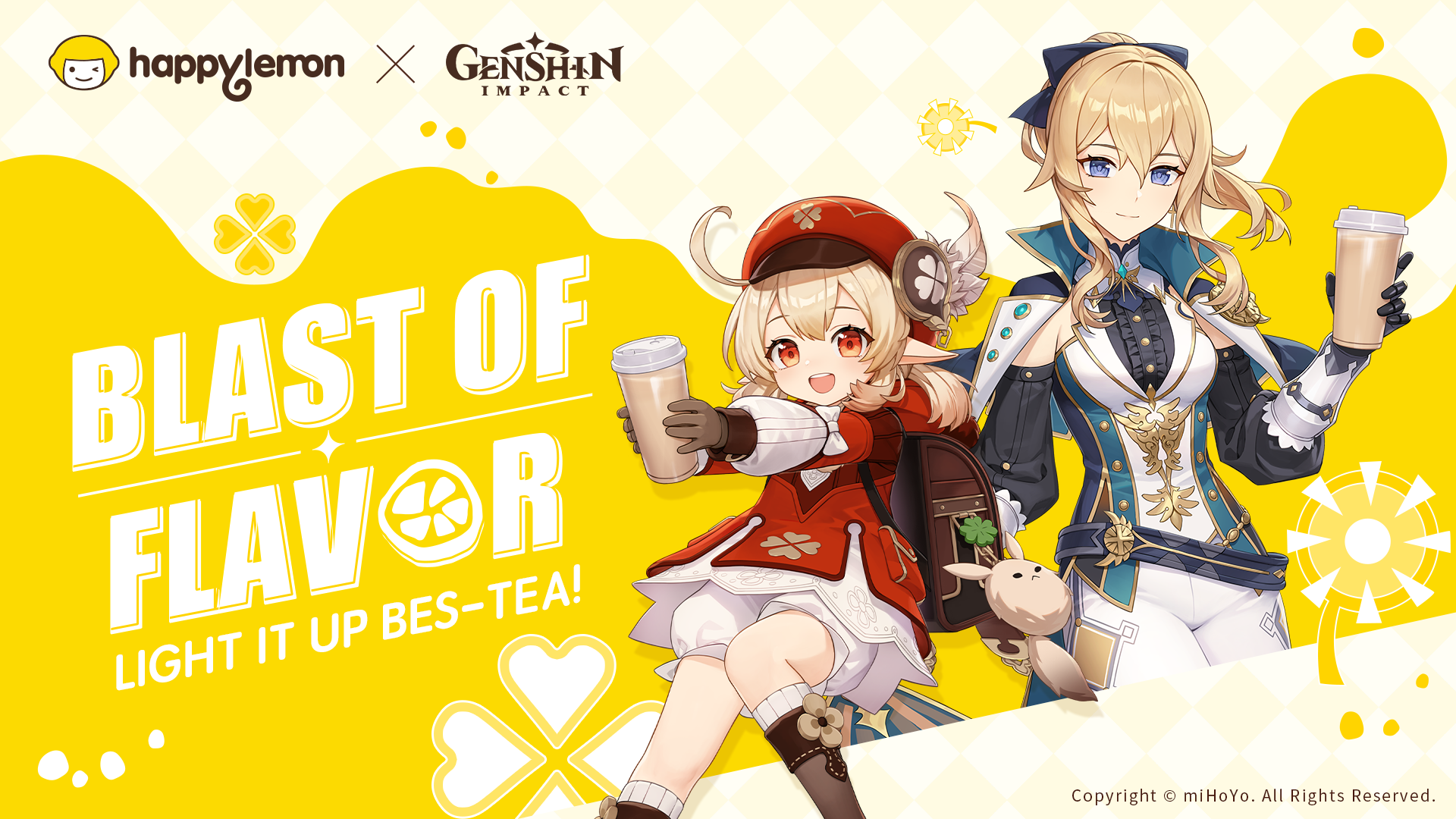 The Genshin Impact × Happy Lemon collaboration will launch in the