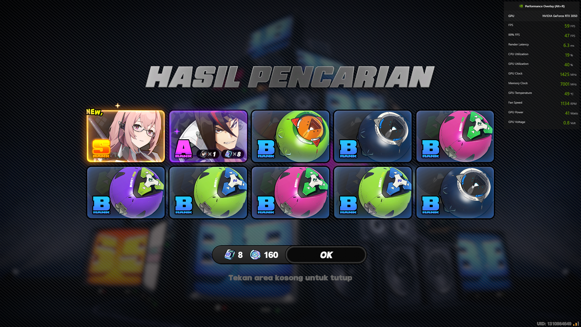 70 roll sehabis kalah 50/50 Zenless Zone Zero | HoYoLAB