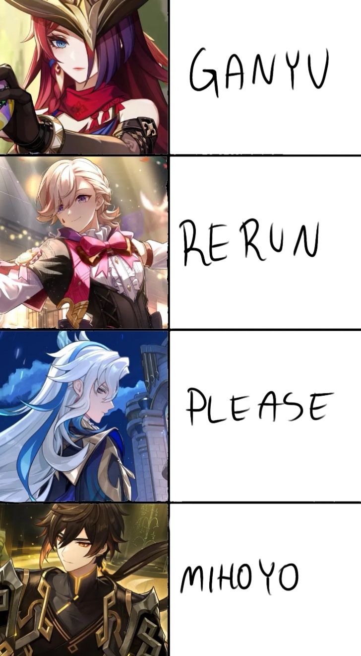 i might want a ganyu rerun idk tho guys Genshin Impact | HoYoLAB