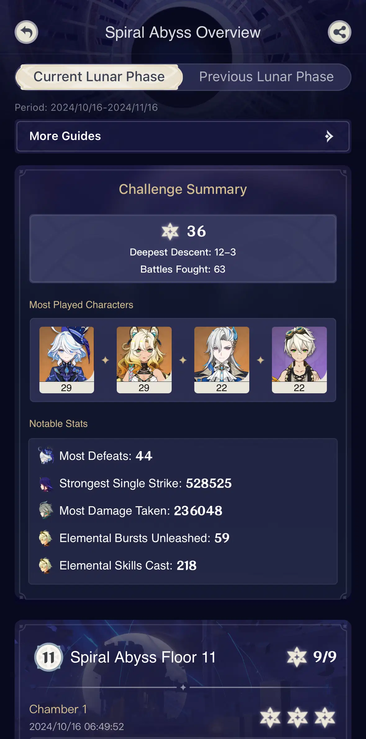 I guess this is how far a c0 Raiden will go in abbys Genshin Impact ...