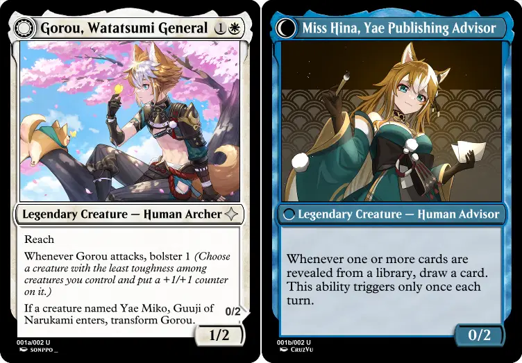 Genshin characters, but as Magic: the Gathering cards (some redesigned,  some new) Genshin Impact | HoYoLAB