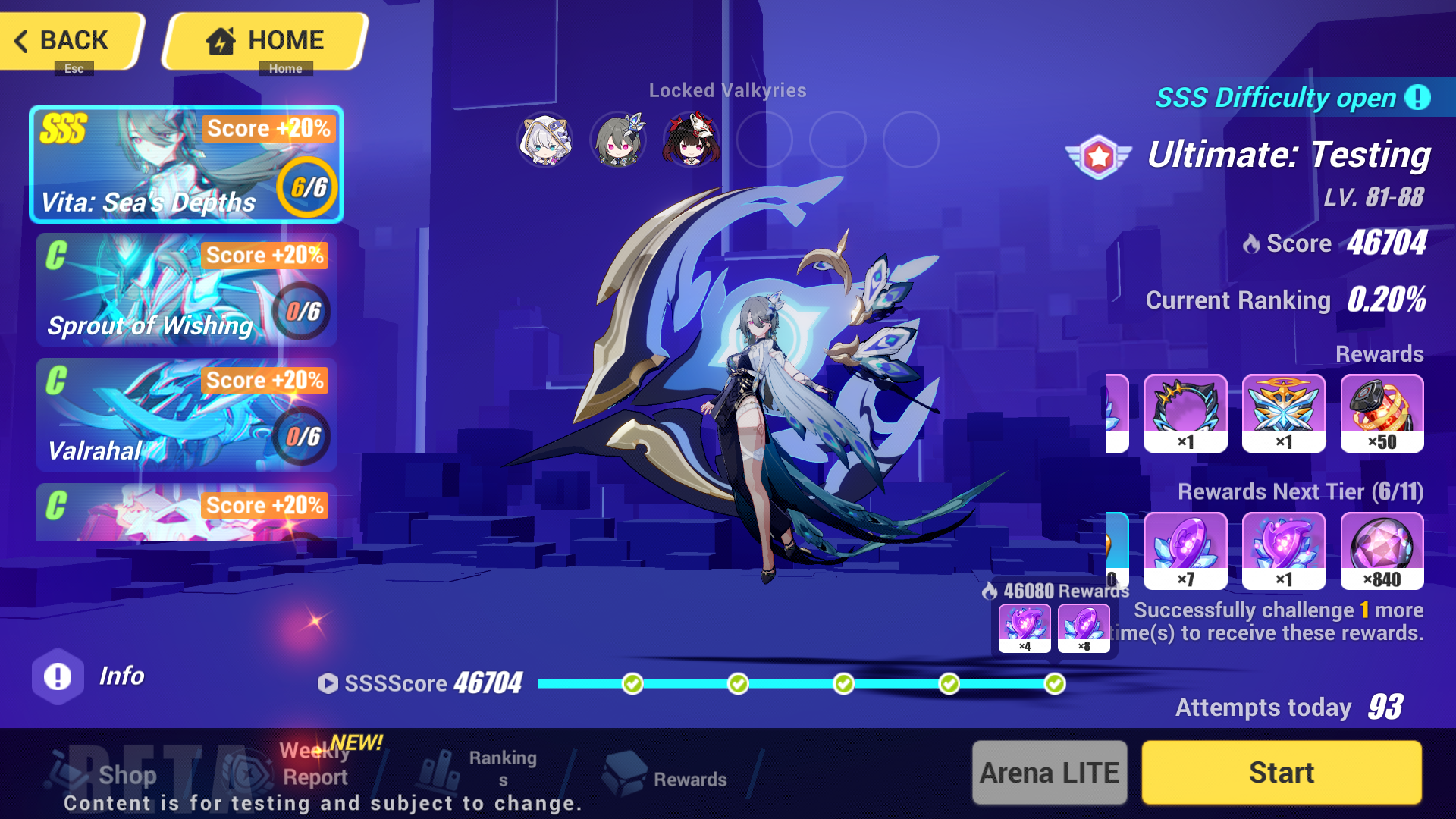 [Beta 7.9] Sparkle VS Vita in MA and Abyss Honkai Impact 3rd | HoYoLAB
