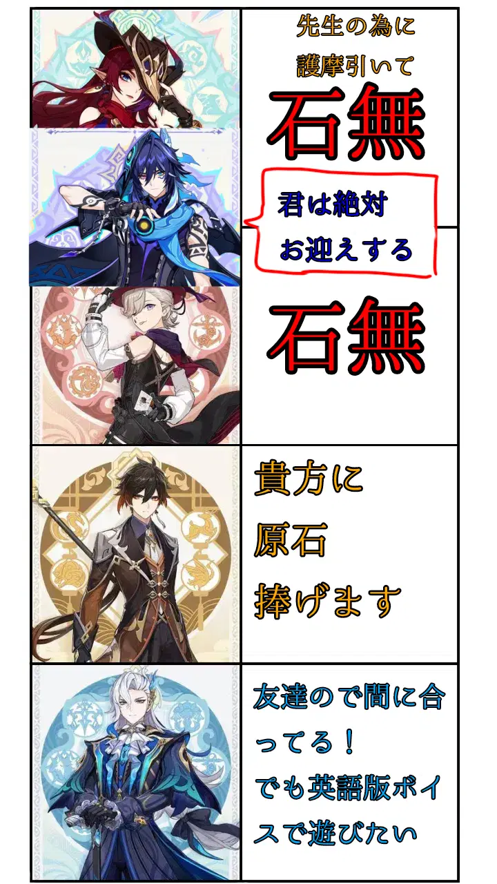 原神 ガチャ スケジュール