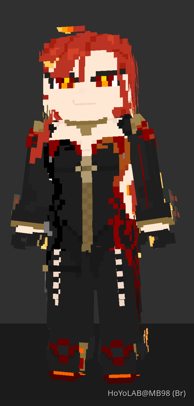 Ifa Minecraft Skin Anúncio da minha Skin de Minecraft da Mavuika! Genshin Impact | HoYoLAB