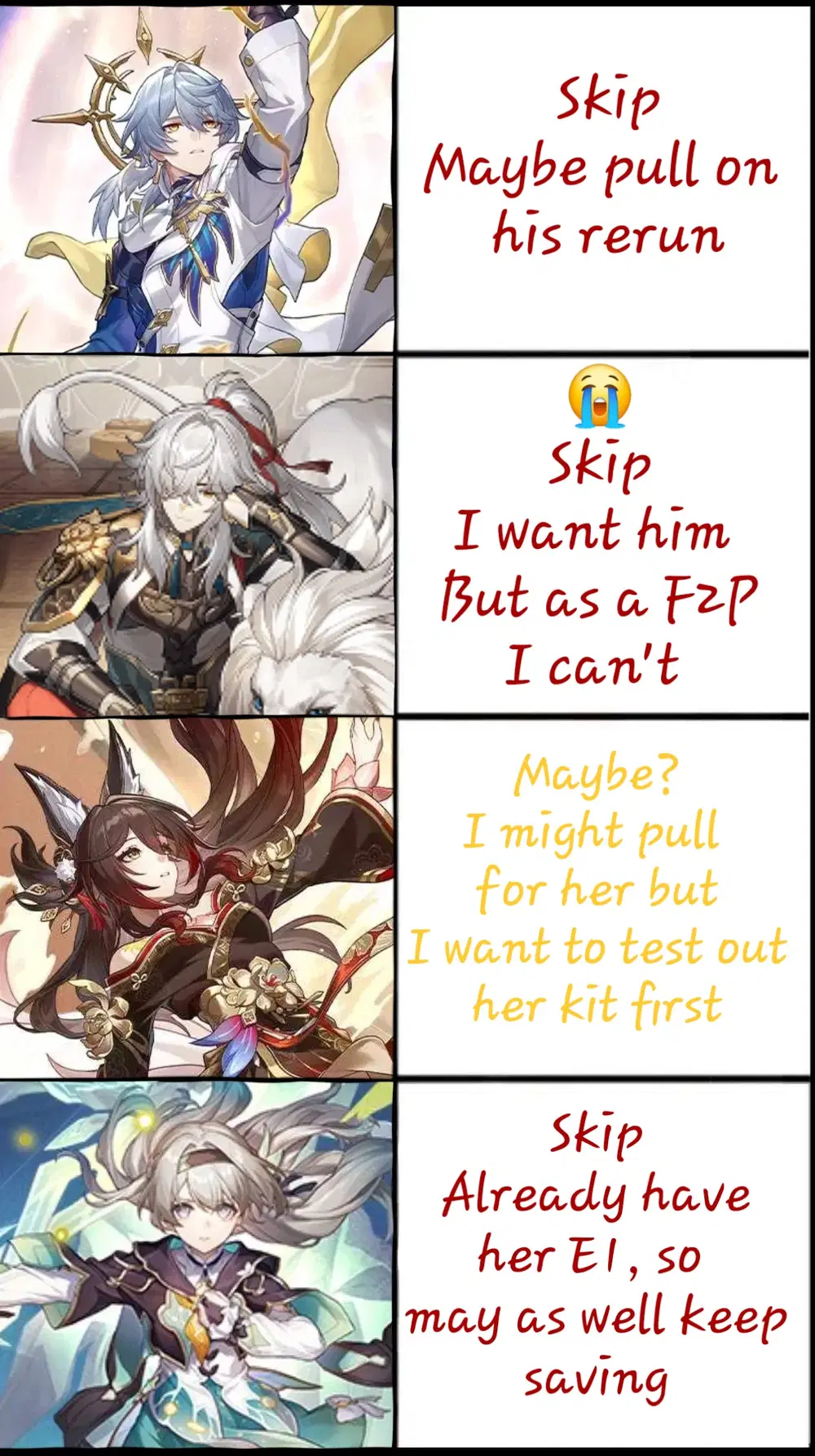 It&rsquo;s Hard Being A F2P Honkai: Star Rail | HoYoLAB