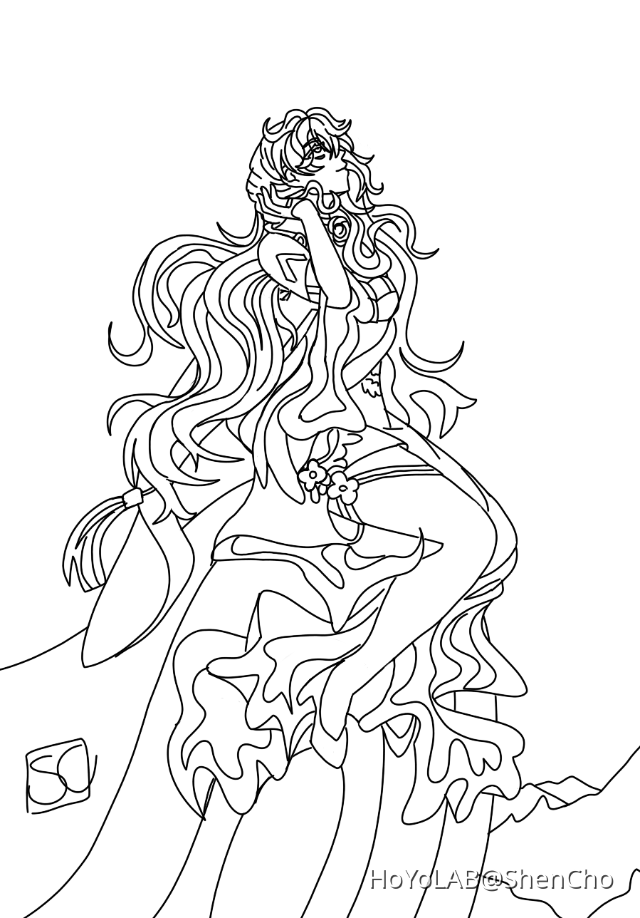 The Lineart For Himeko s Lightcone Is Nearly Finished Honkai Star the-lineart-for-himeko-s-lightcone-is-nearly-finished-honkai-star