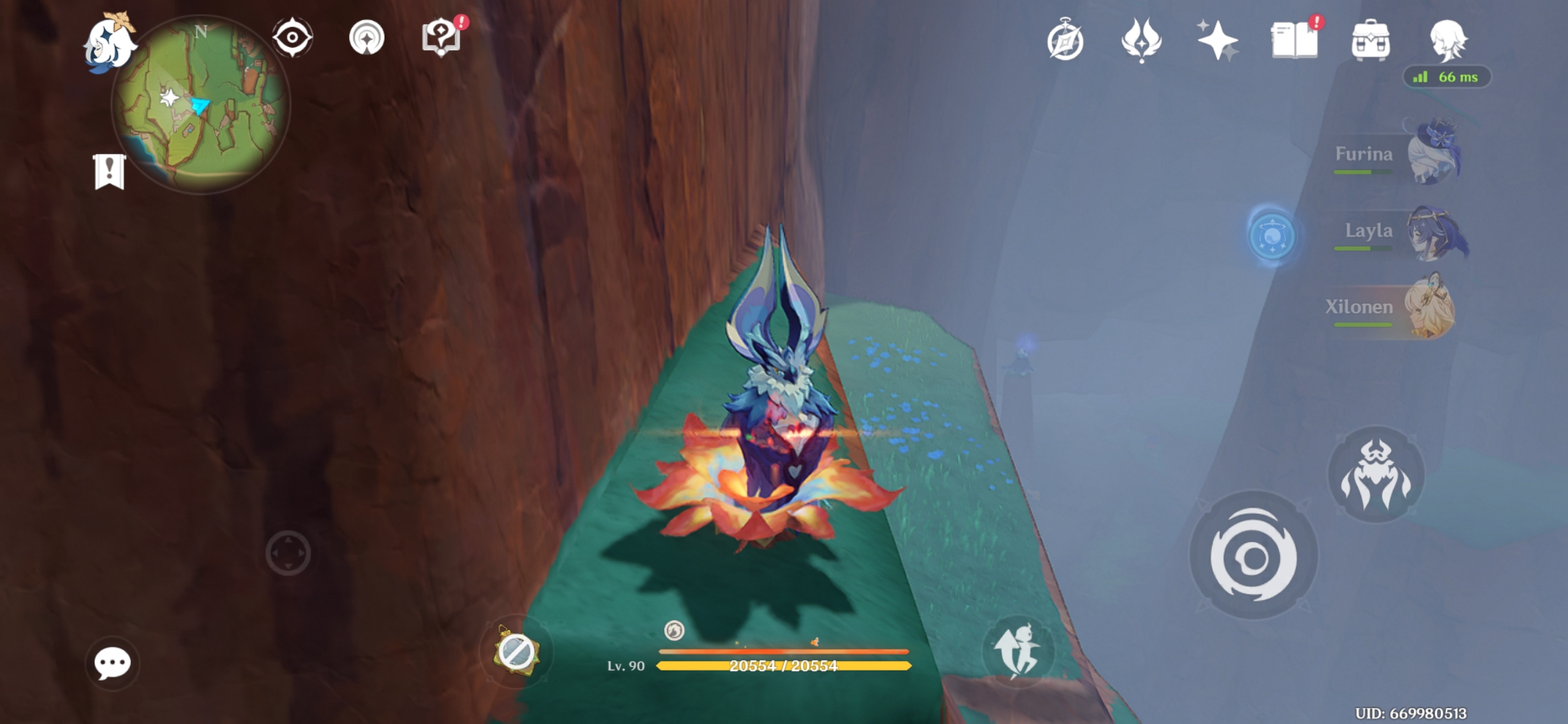 chill on an embercore flower to restore your phlogiston Genshin Impact ...