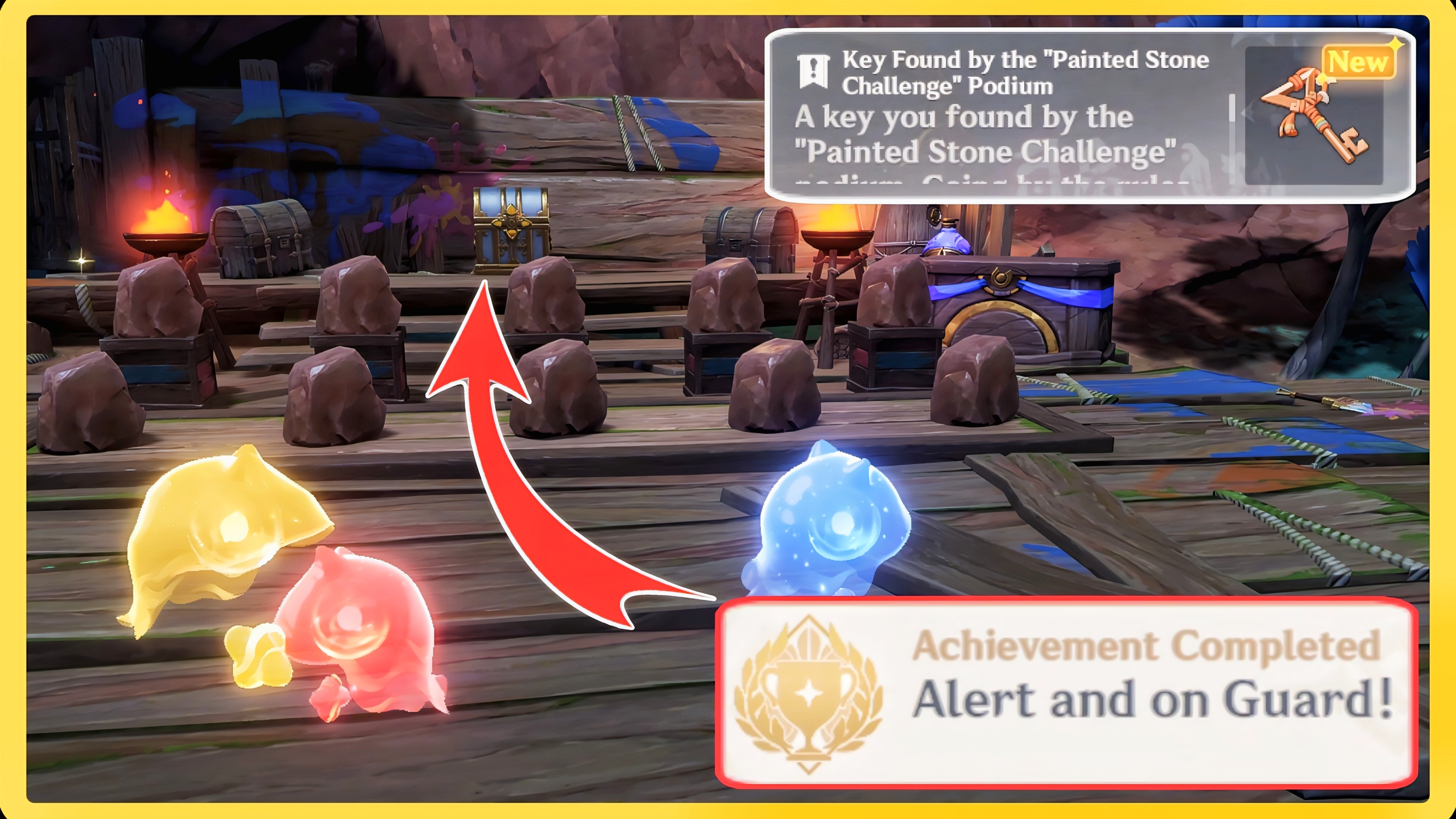 Mamull Rock Color Puzzle | Alert and on Guard Natlan 5.2 Hidden ...