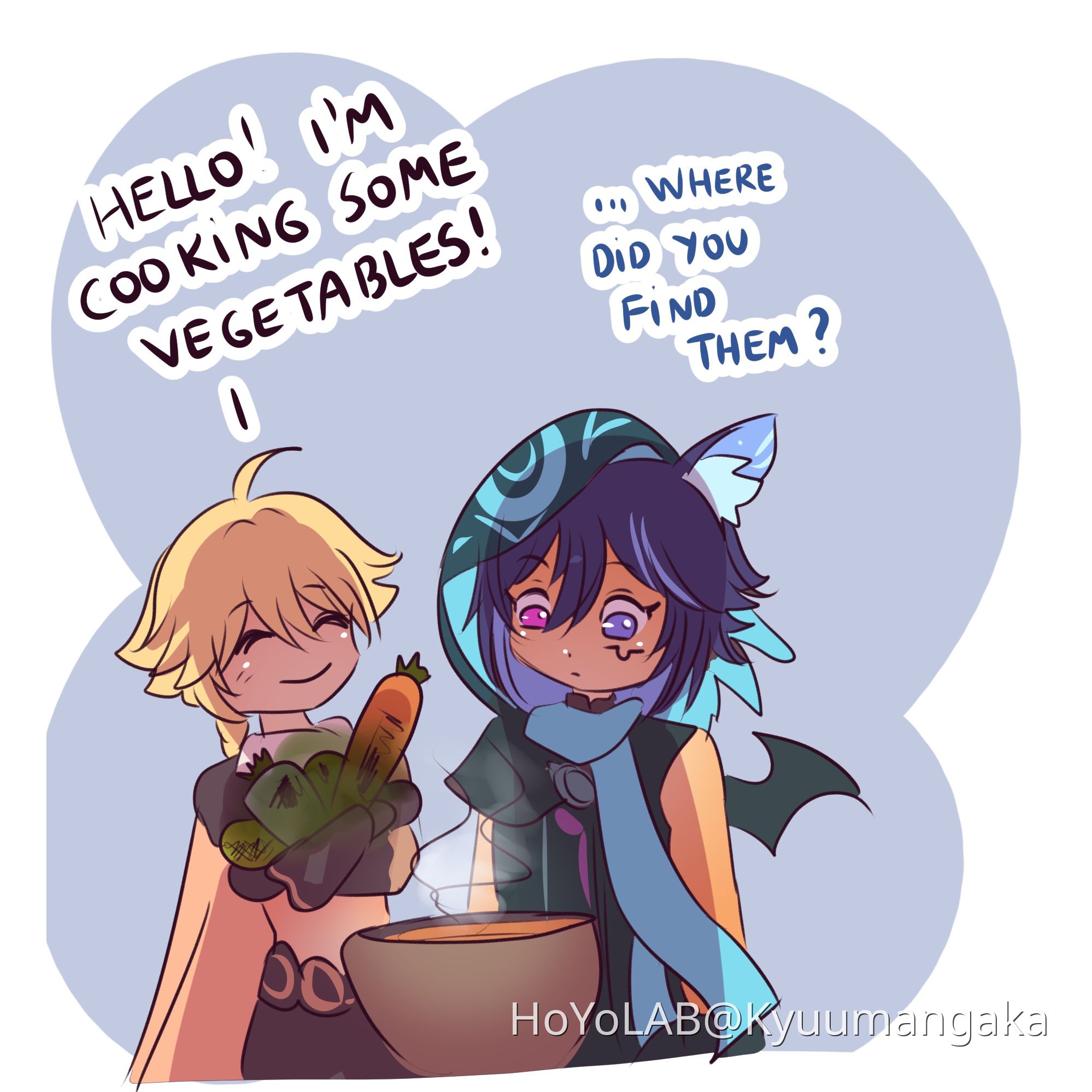 eating-old-vegetables-from-domains-comic-strip-by-me-genshin-impact