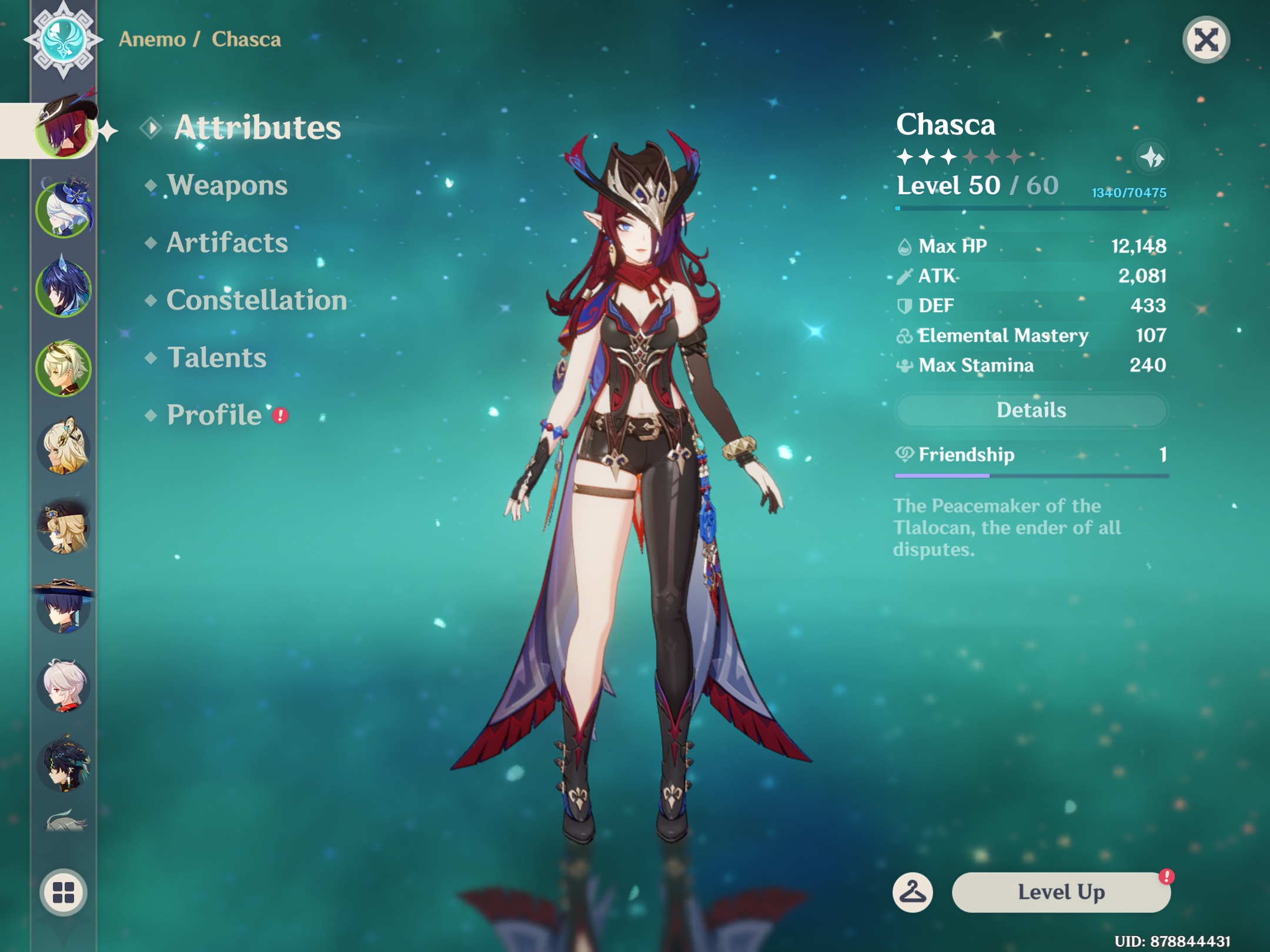 Rate my Chasca build out of 10 (in progress) Genshin Impact | HoYoLAB