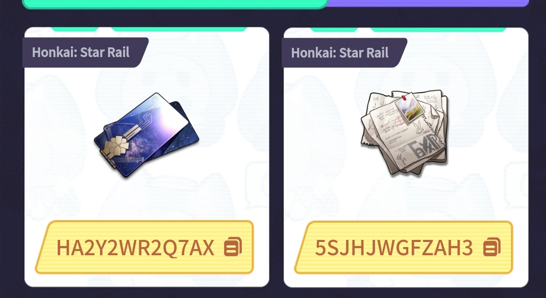 Exp-USED! - HSR redeem codes ONE USE ONLY ! Honkai: Star Rail | HoYoLAB