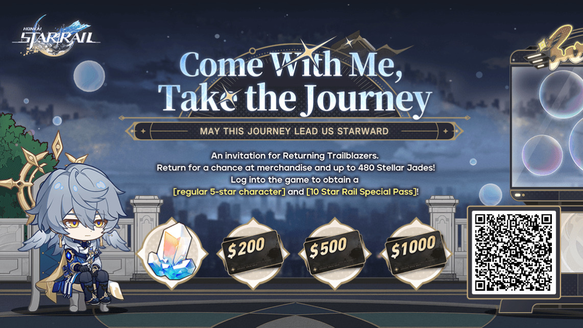Come With Me Take the Journey Web Event ~ Invitation Code Honkai: Star ...