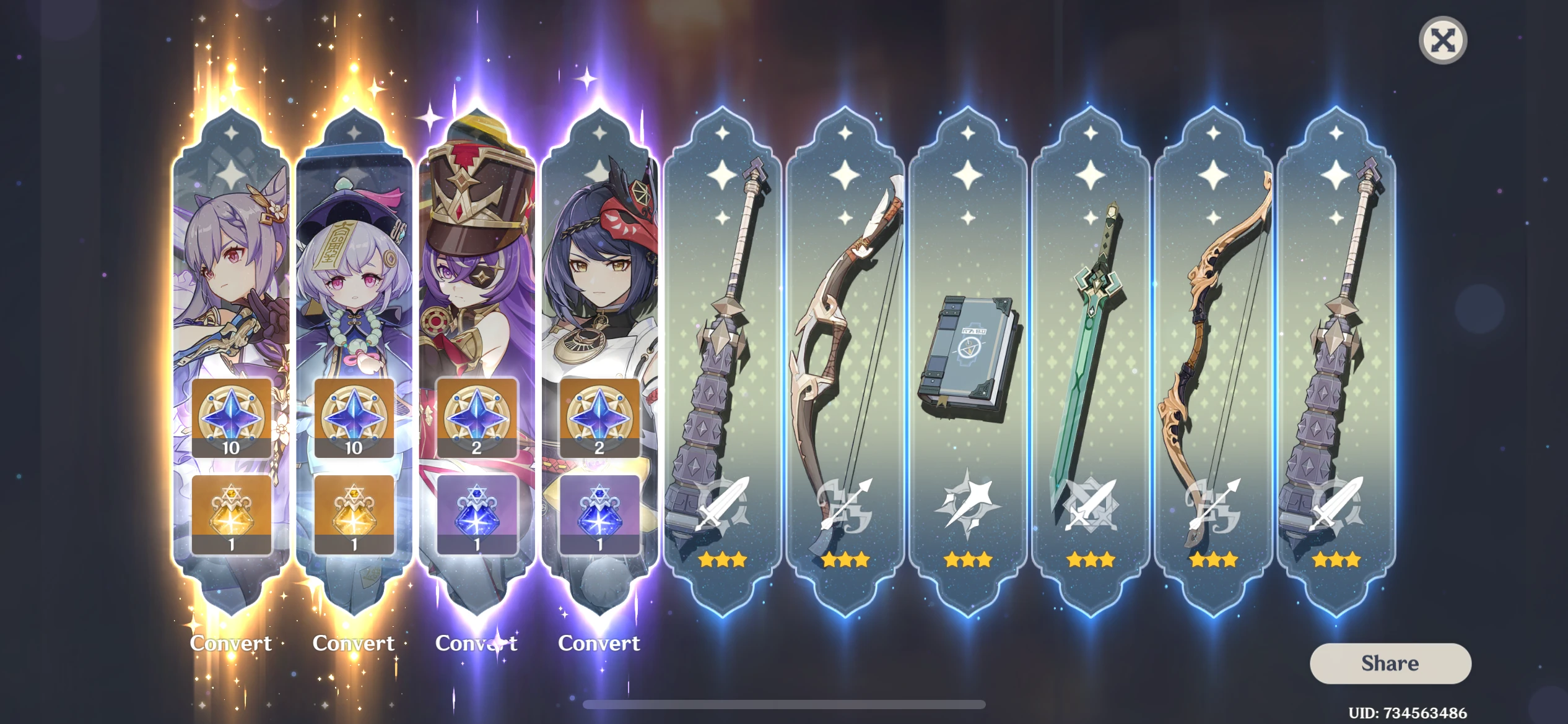 Standard Banner 10 Pull no pity Genshin Impact | HoYoLAB