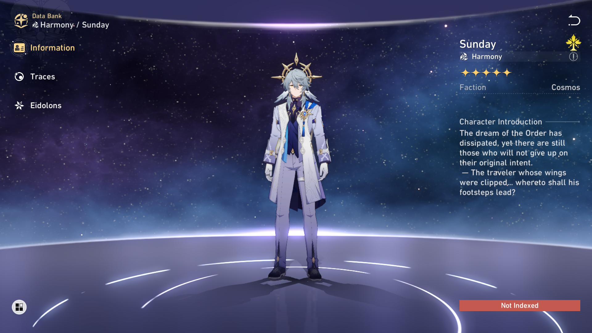 Sunday In Game Model Sunday Original Model Playable Honkai: Star Rail | HoYoLAB