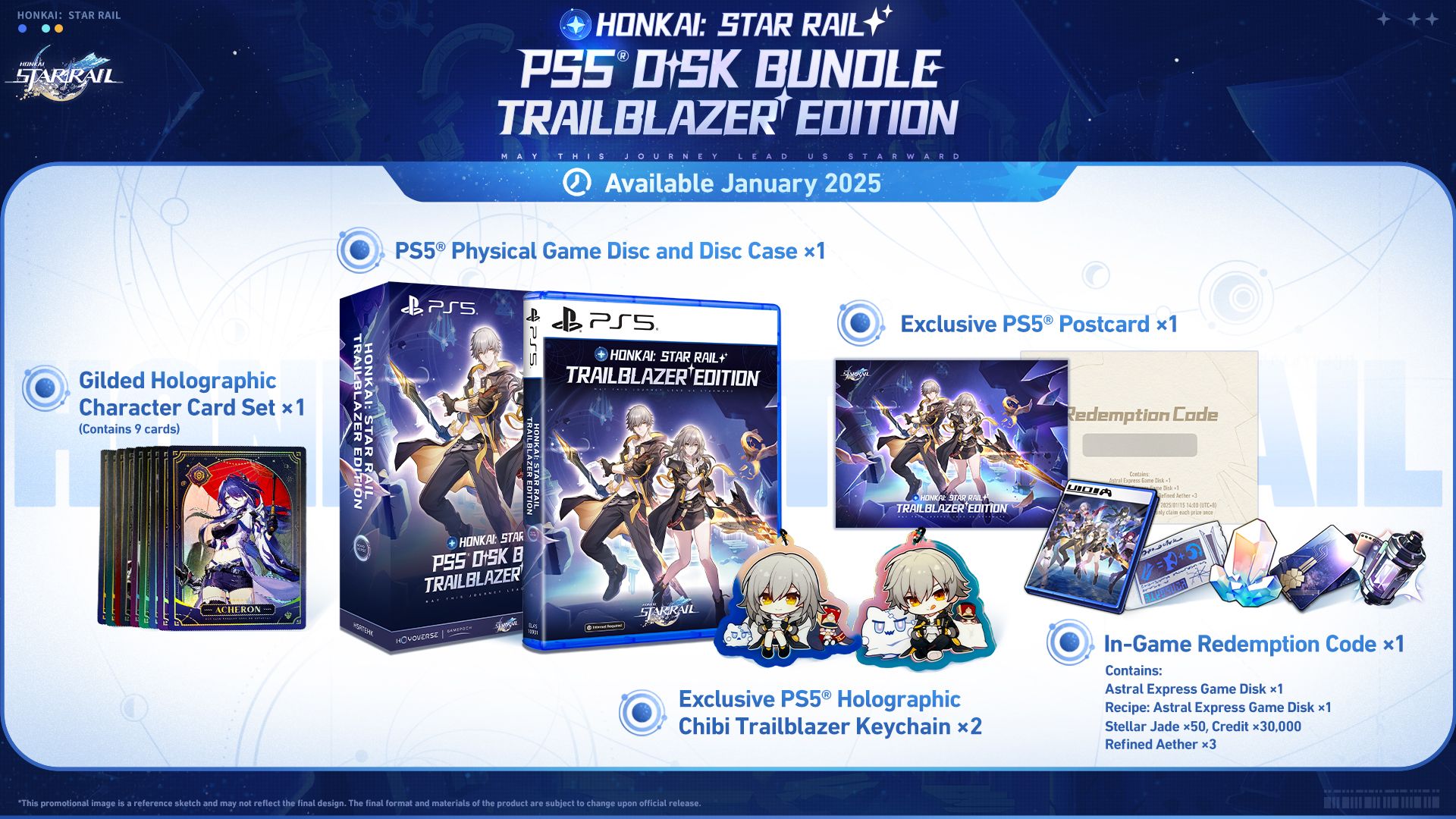 Honkai: Star Rail Trailblazer Edition PS5® Physical Disc Bundle