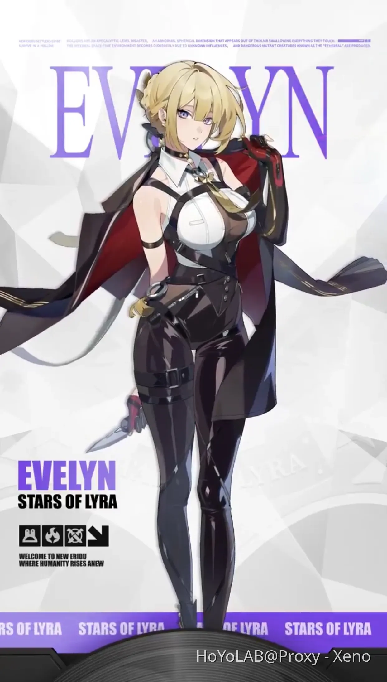 Evelyn drip marketed fire attacker zenless zone zero hoyolab