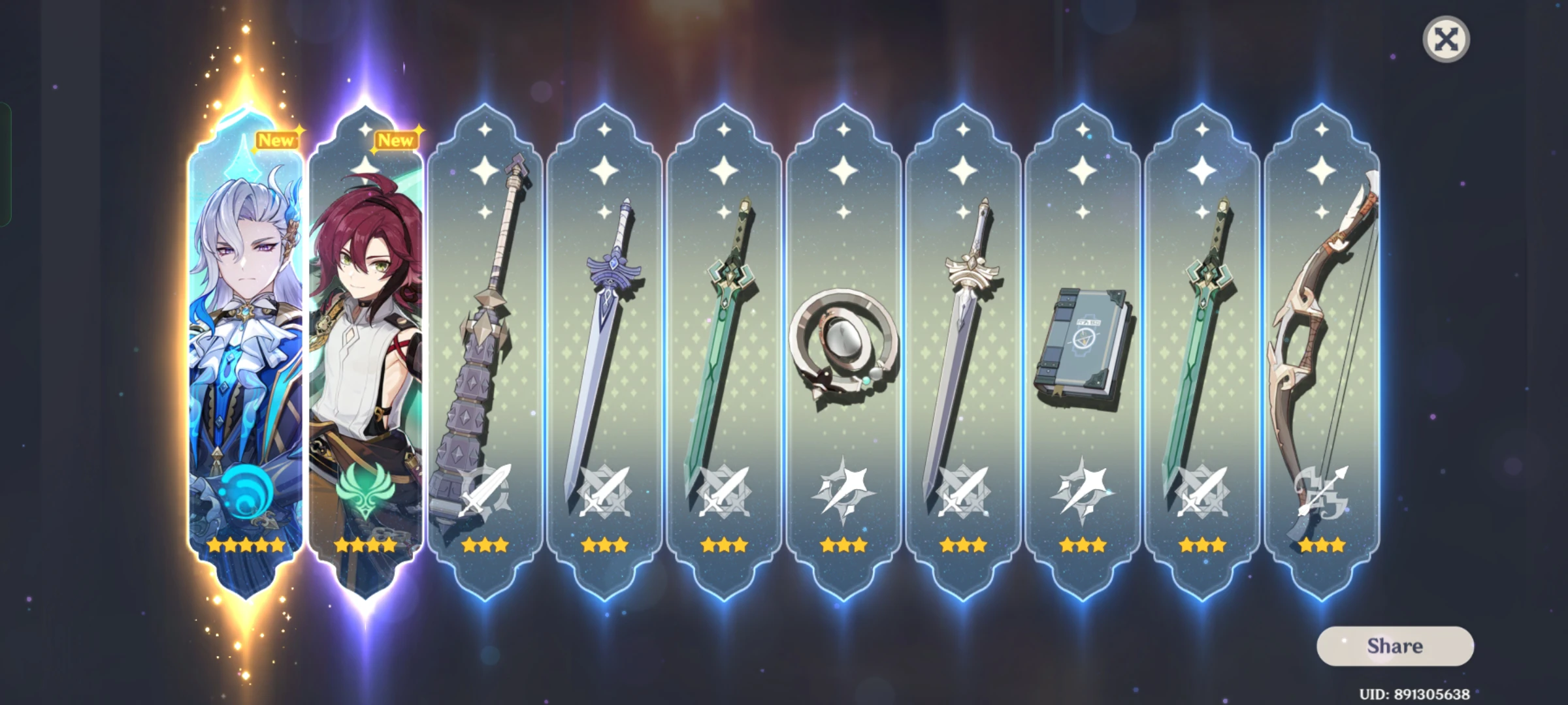 My first 5 star in genshin Genshin Impact | HoYoLAB