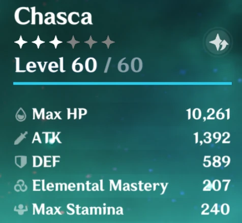 My Chasca's Build Genshin Impact | HoYoLAB