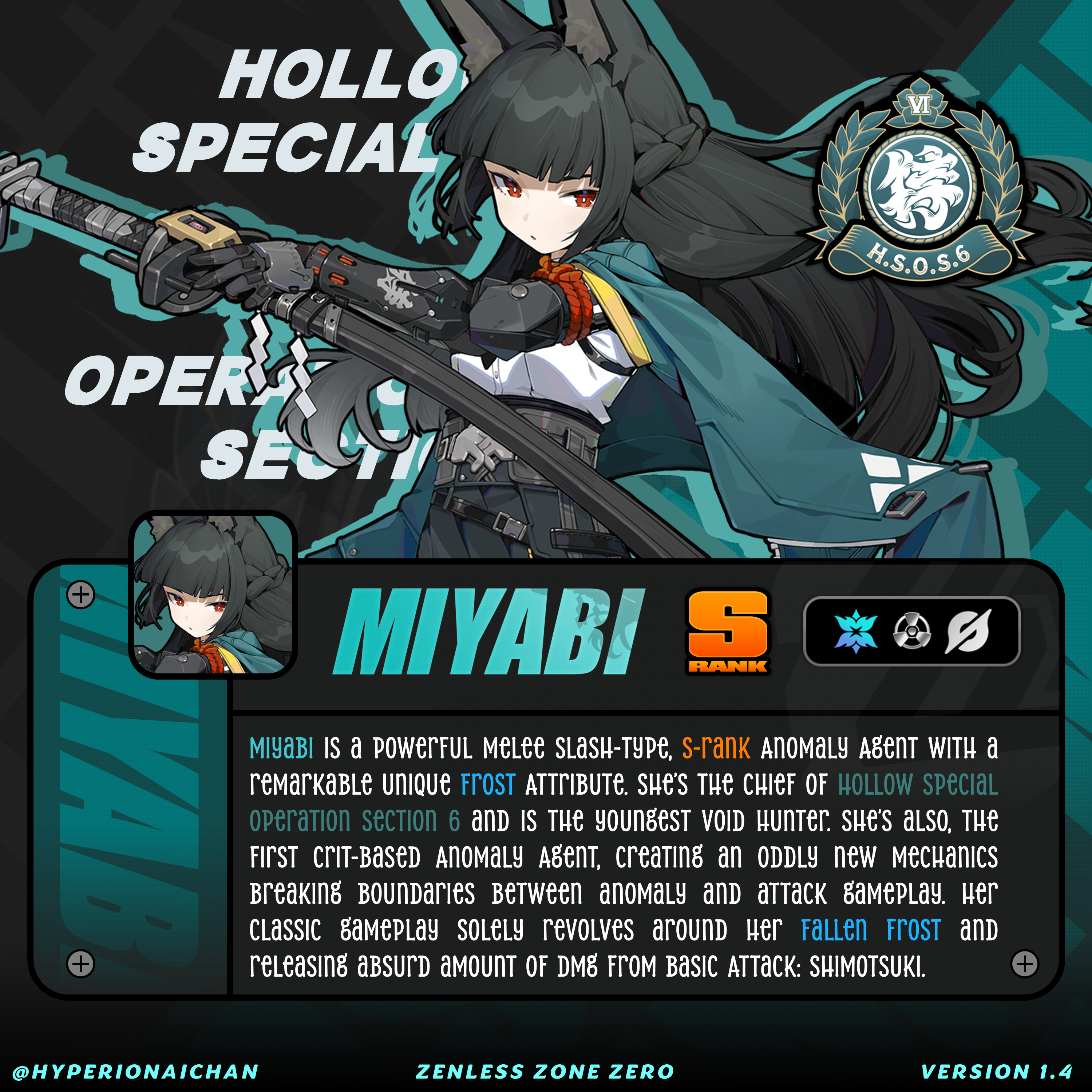 Agent Guide# Zenless Zone Zero Version 1.4丨Miyabi: How to