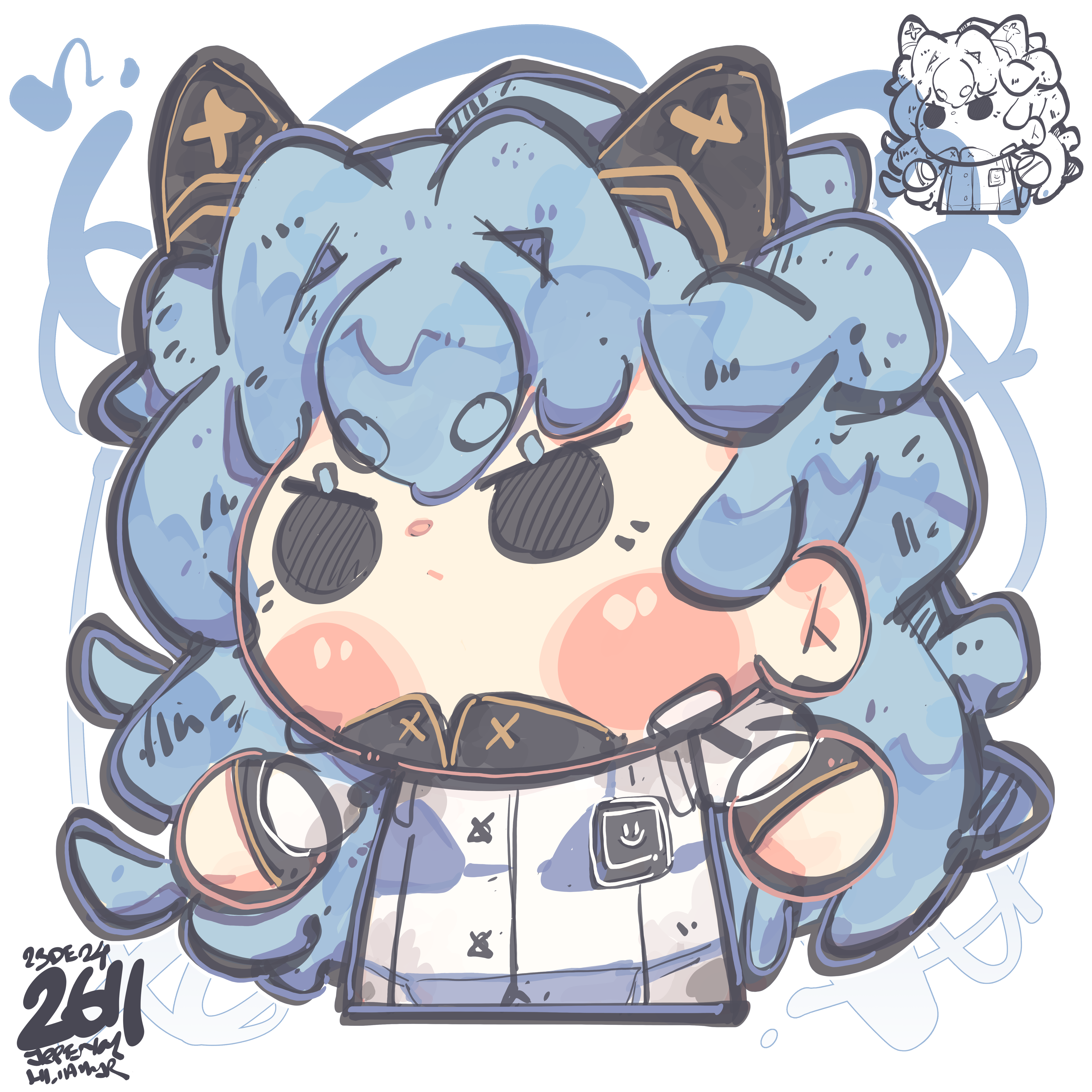 2611 - 阿妮斯：海伦：海蓝宝石/ Helm : Aquamarine 23 Dec 2024 | HoYoLAB