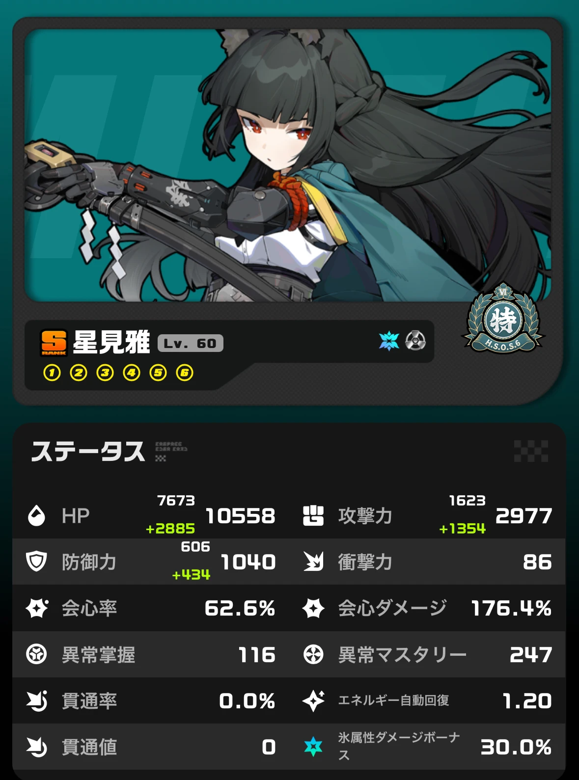 なかなか更新できないので一旦落ち着いた完凸雅 Zenless Zone Zero