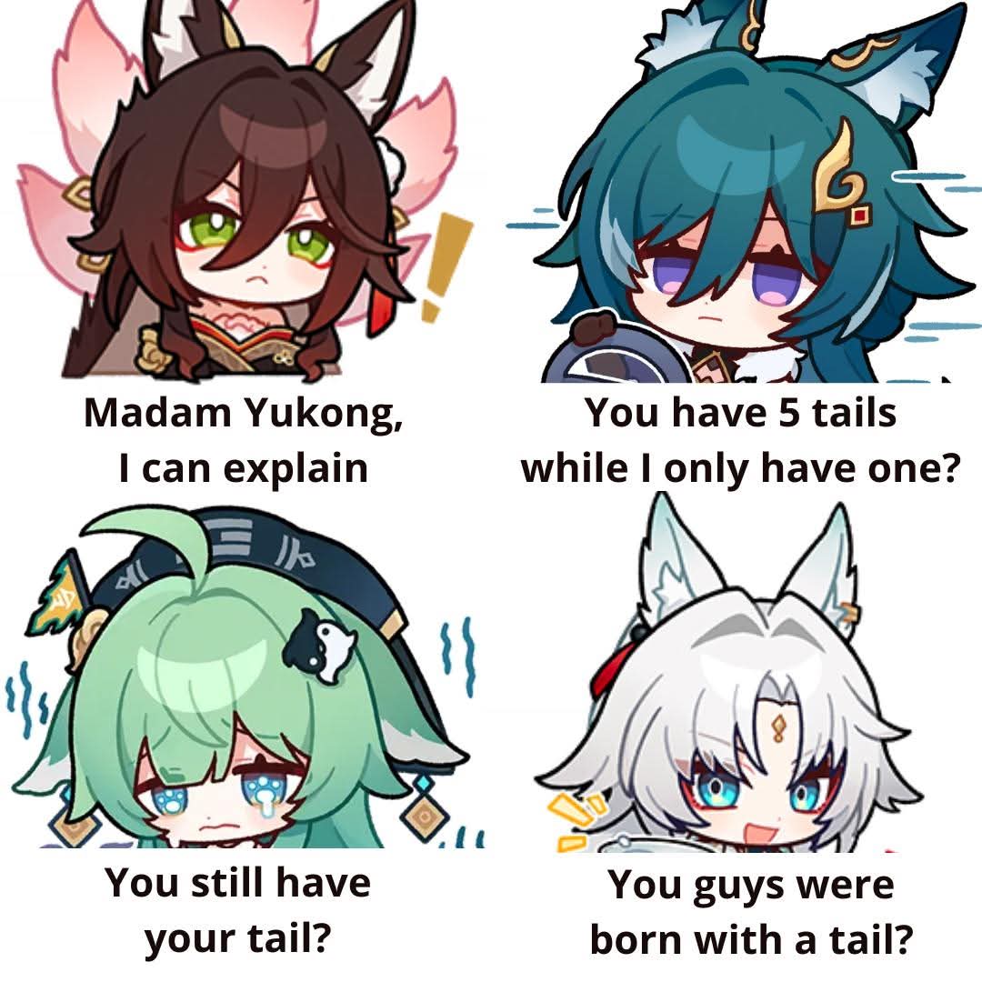 Regarding the tails... Honkai Star Rail HoYoLAB(01)