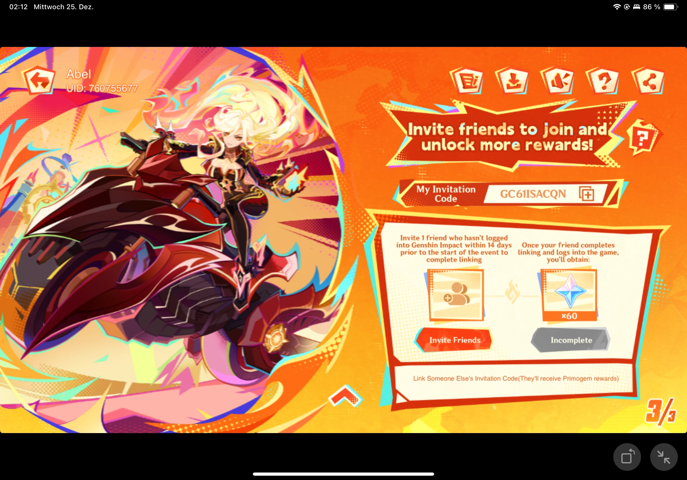 Event: PLEASE Help!! for 60 primos Genshin Impact | HoYoLAB