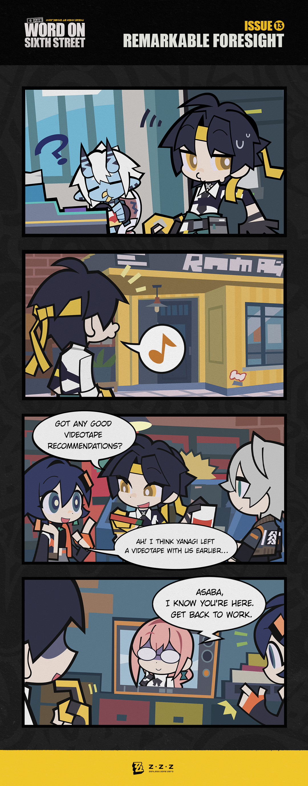 The Word on Sixth Street] Issue 13 Zenless Zone Zero | HoYoLAB