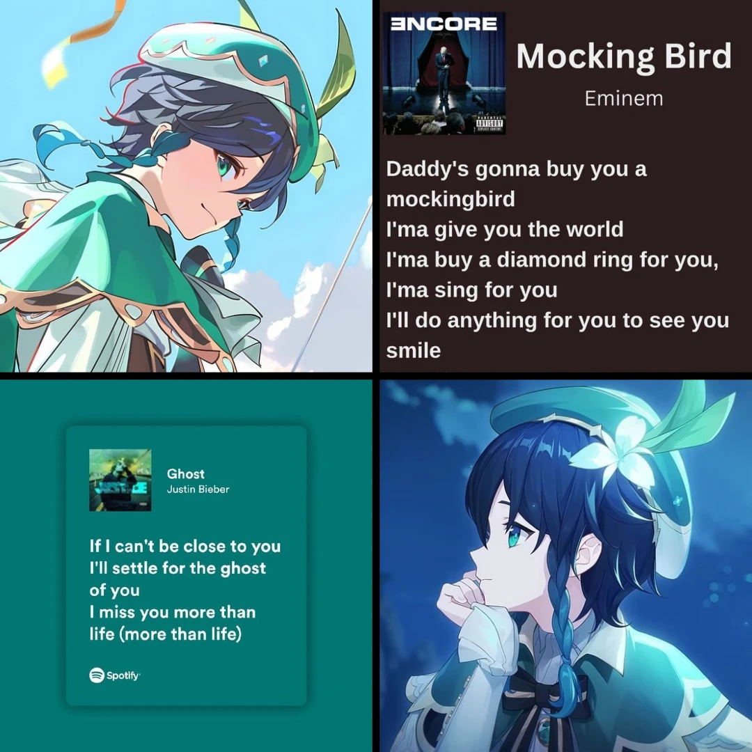 Anemo characters and their lyrics genshin impact hoyolab