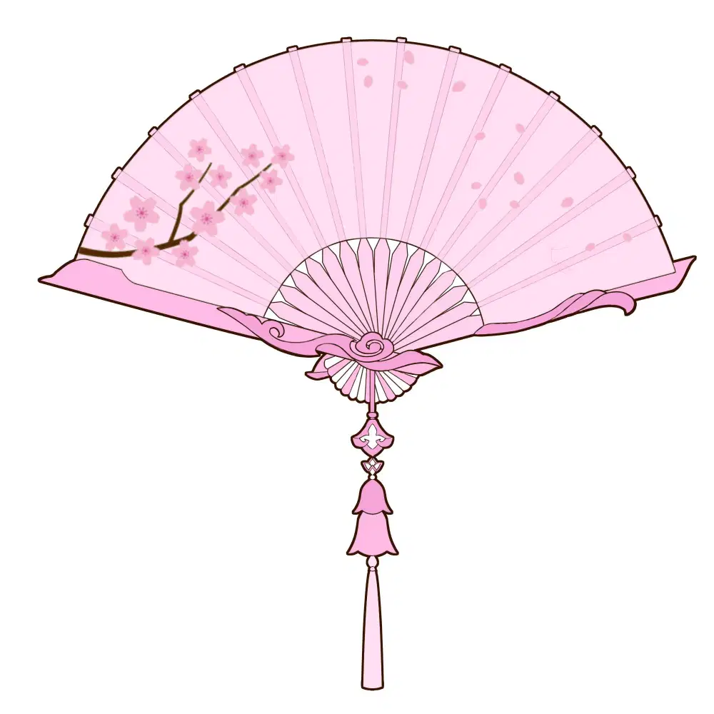 Cherry blossom fan for Fugue~💕🌸 Honkai: Star Rail | HoYoLAB, image size:1000x1000