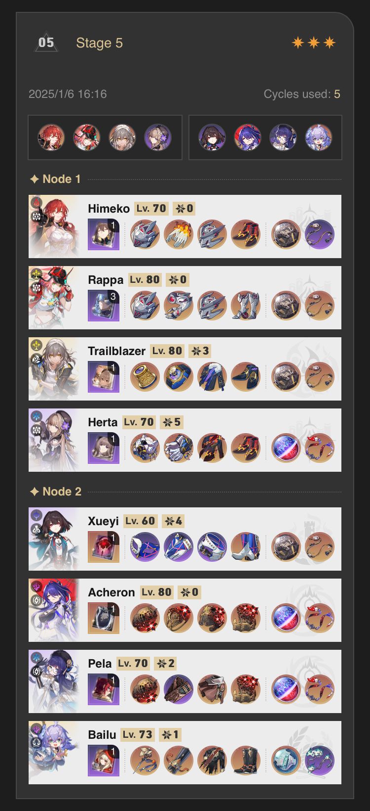 Rappa and Acheron Carry - F2P option Available Honkai: Star Rail | HoYoLAB