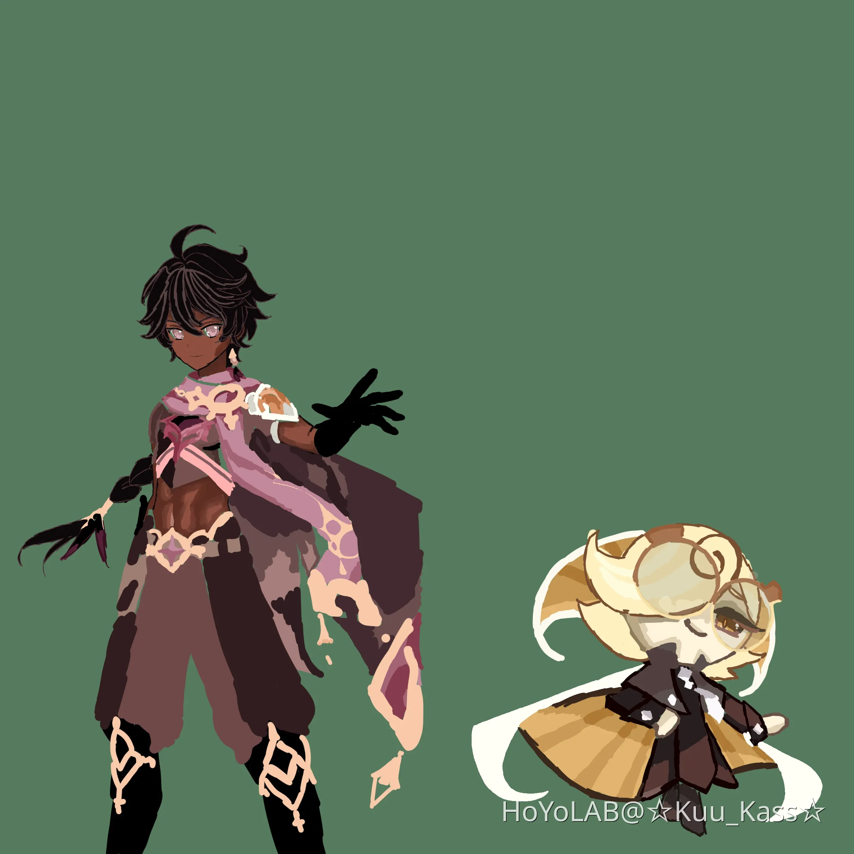 Aether and Espresso Cookie swap colors Genshin Impact | HoYoLAB
