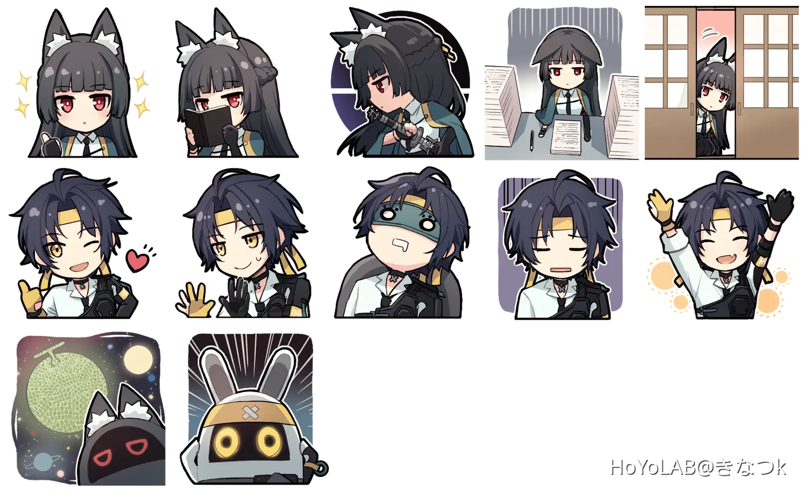 雅＆悠真スタンプ Zenless Zone Zero | HoYoLAB