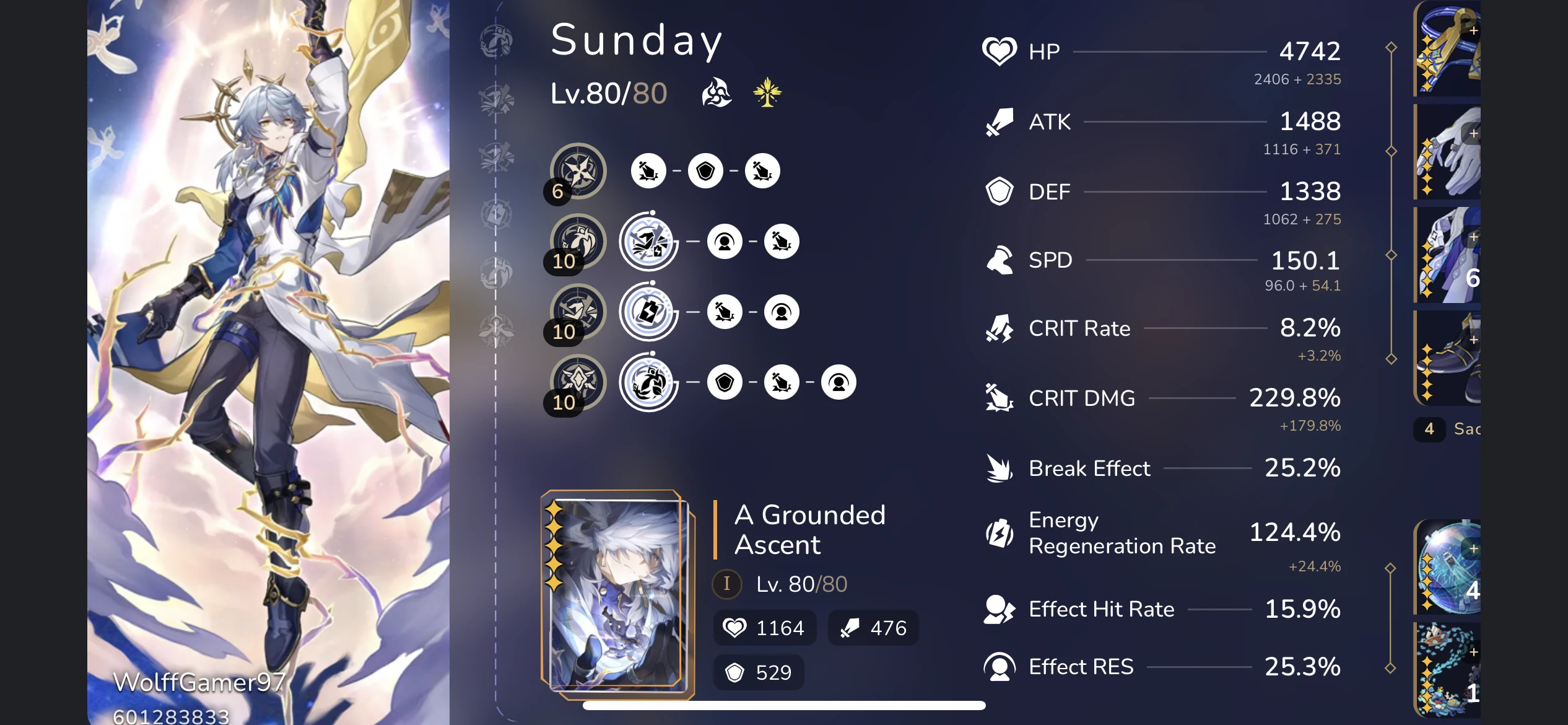 Sunday In Game Model Does my Sunday look good enough? Honkai: Star Rail | HoYoLAB