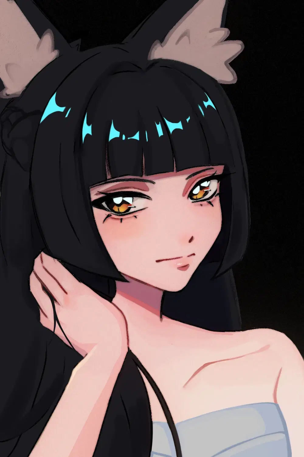 Miyabi drawing inspired by Vivinos' art style ♡ Zenless