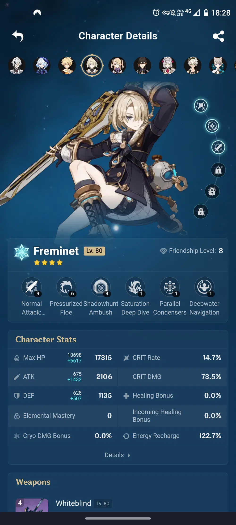 Unlocking the Power of Freminet in Genshin Impact - The Ultimate Build Guide for Dominating Cryo Damage