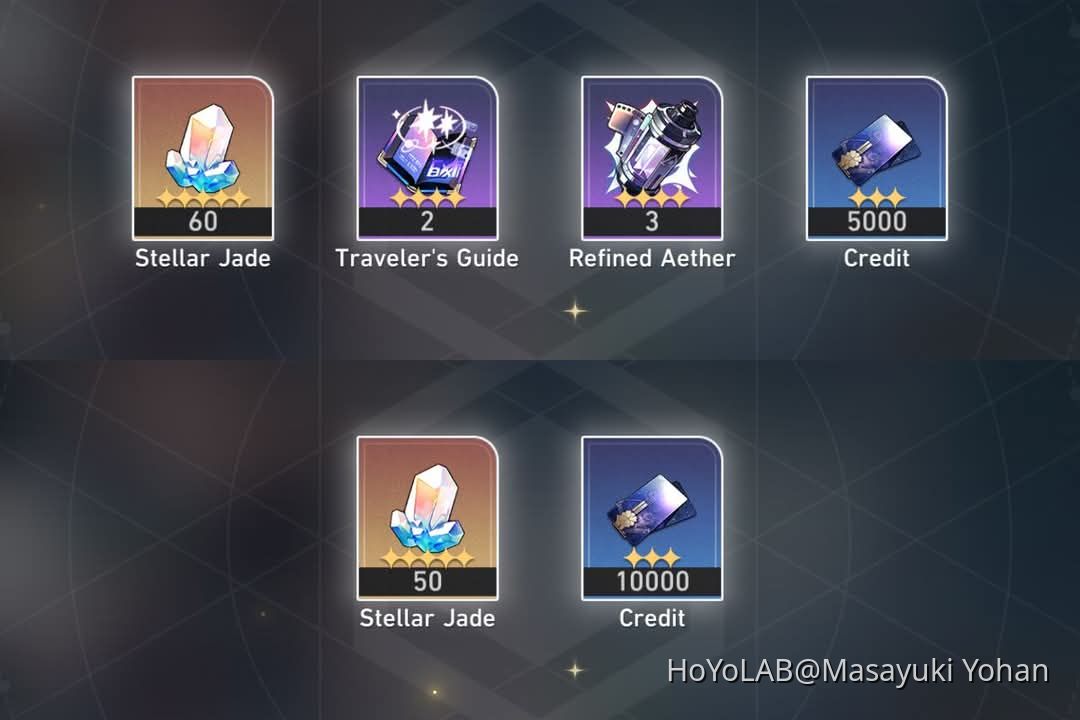 HSR NEW REDEMPTION CODE !! A total of 110 Stellar Jade.Check