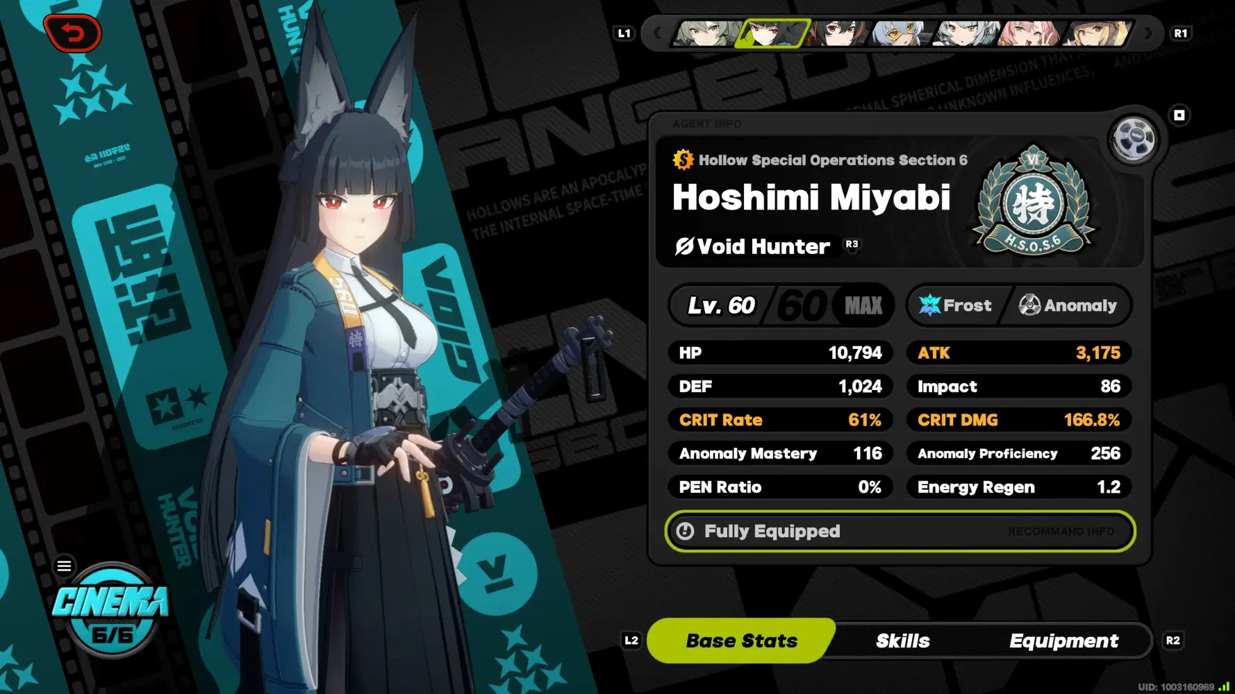 C6 Miyabi Build / Max Upgrades Zenless Zone Zero | HoYoLAB