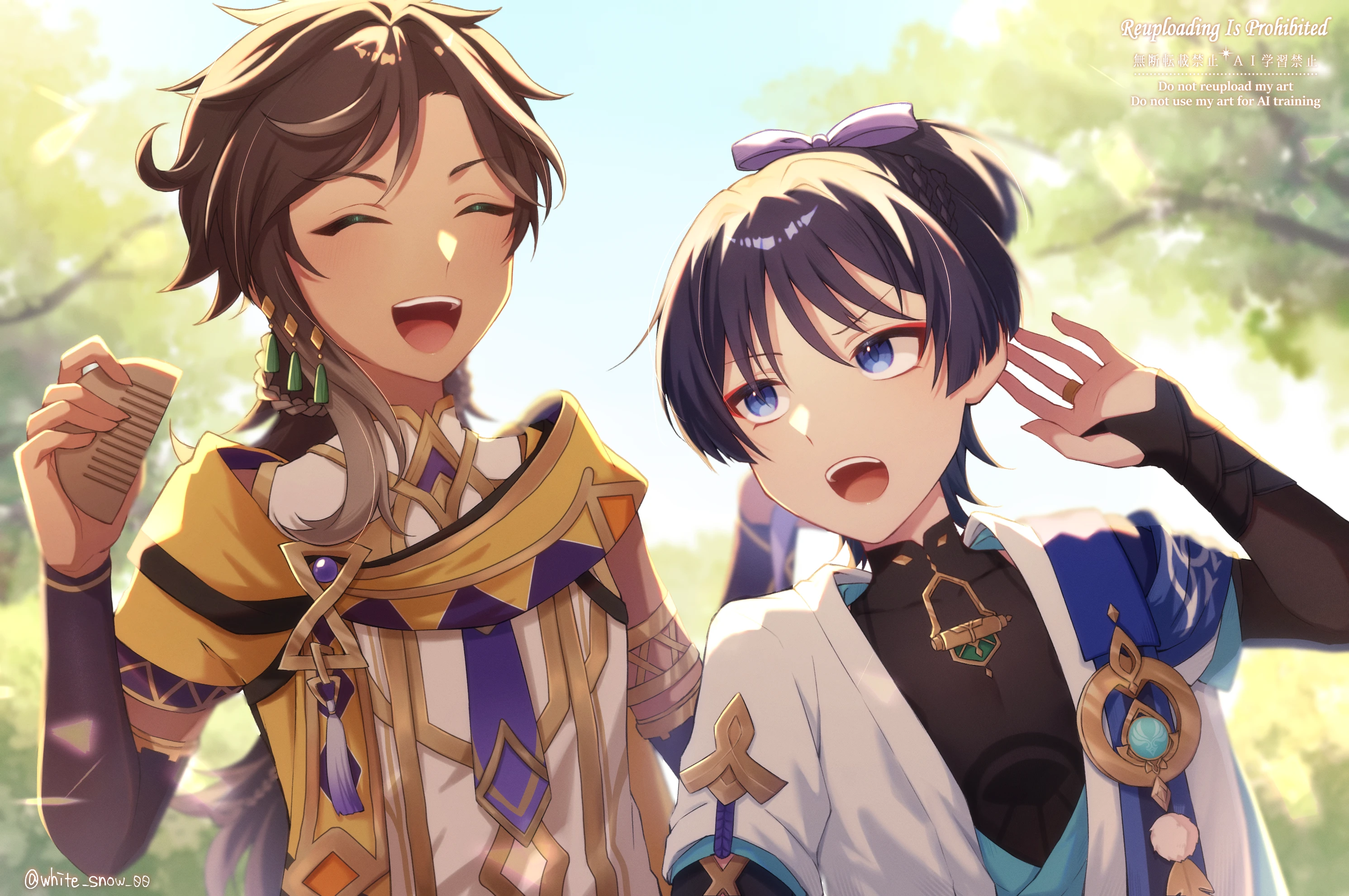 放浪者誕生日の公式イラストのあれ Genshin Impact | HoYoLAB