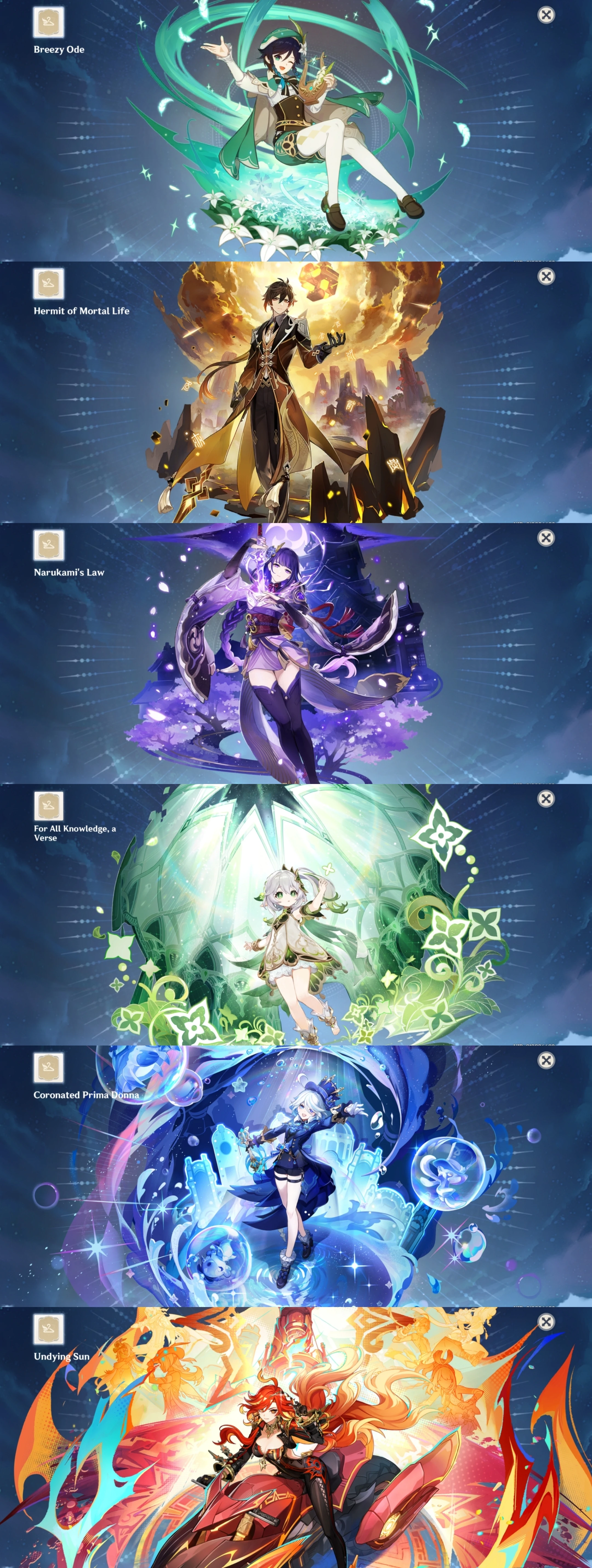 Archons' Splash Art Genshin Impact | HoYoLAB